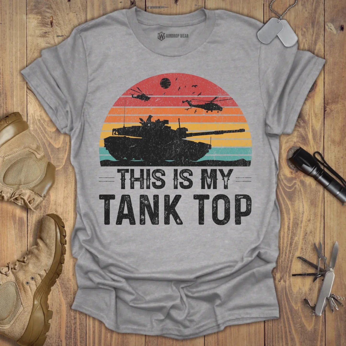 This Is My Tank Top T-shirt Sport Grey