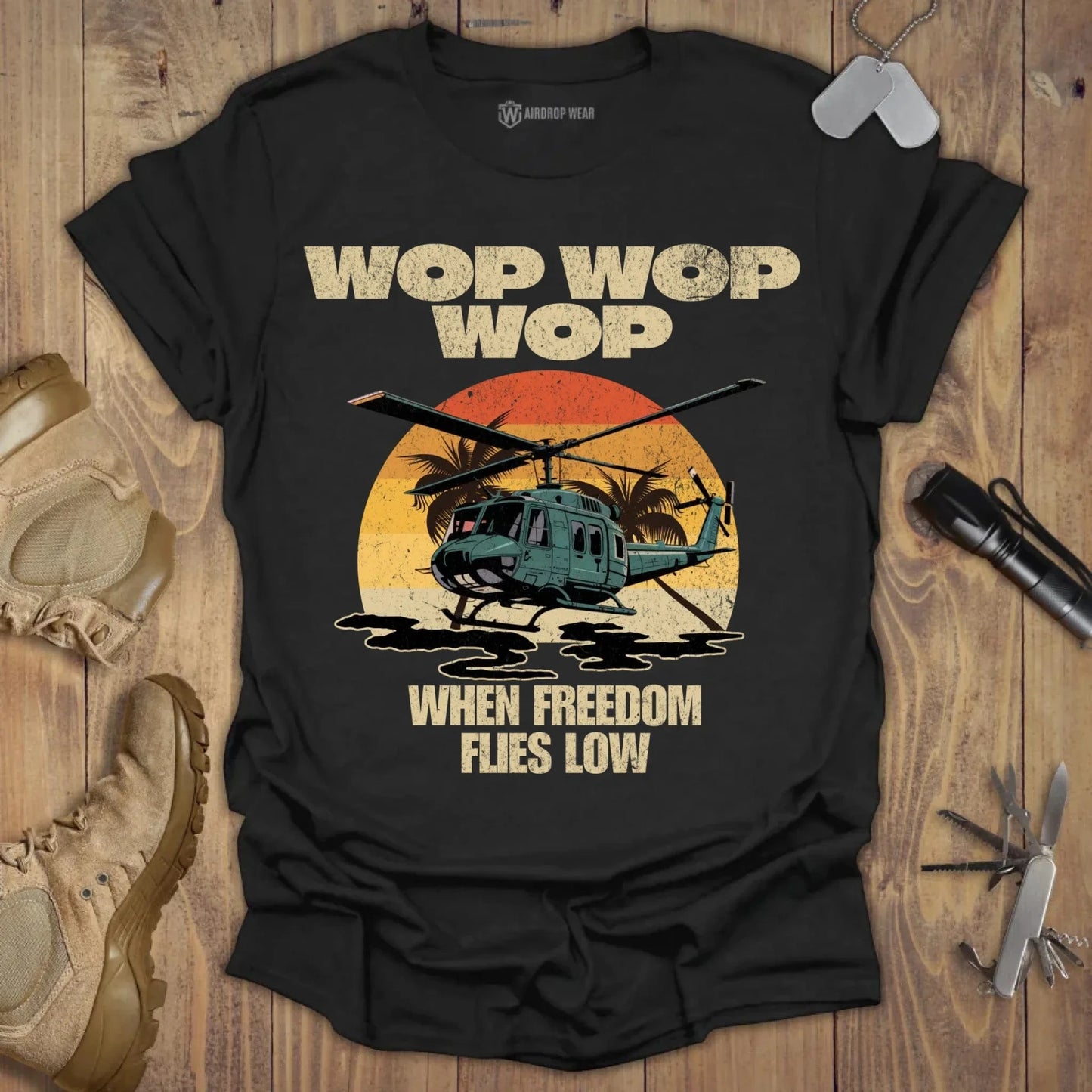 UH-1 Huey T-shirt Black