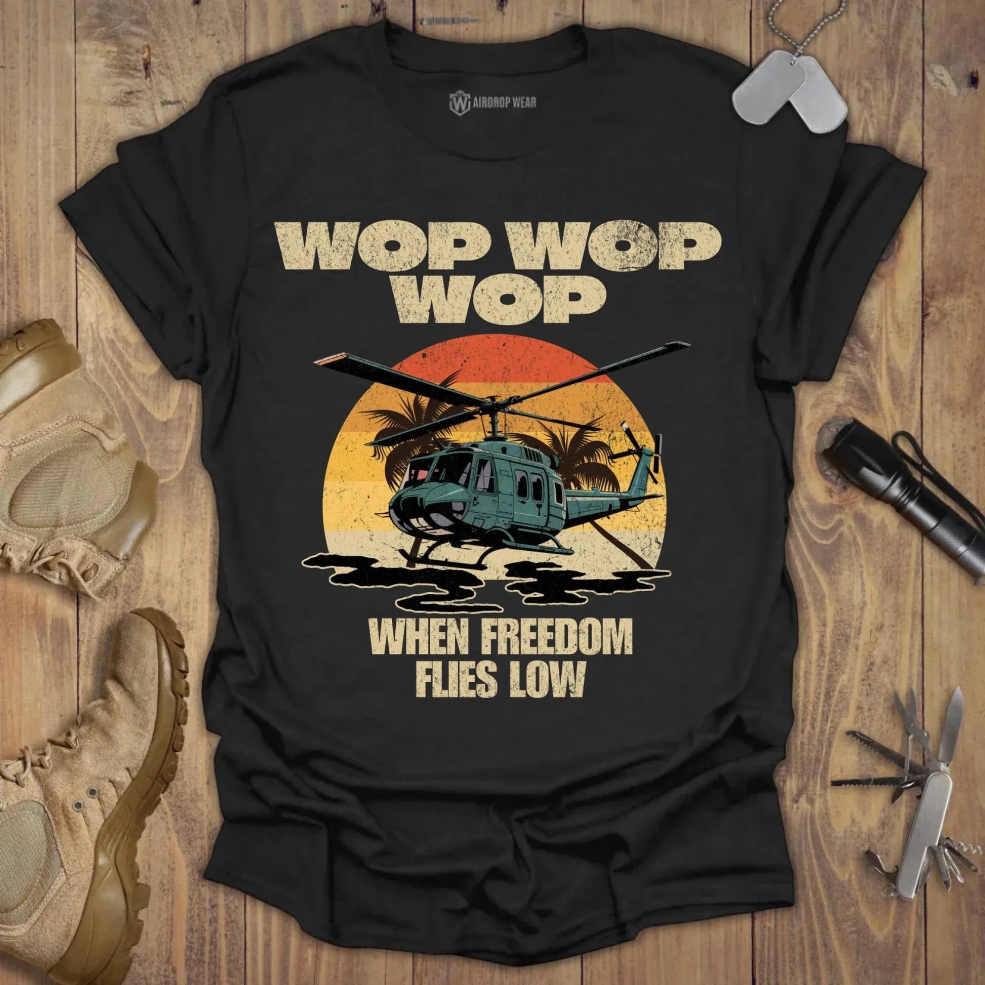 UH-1 Huey T-shirt Black