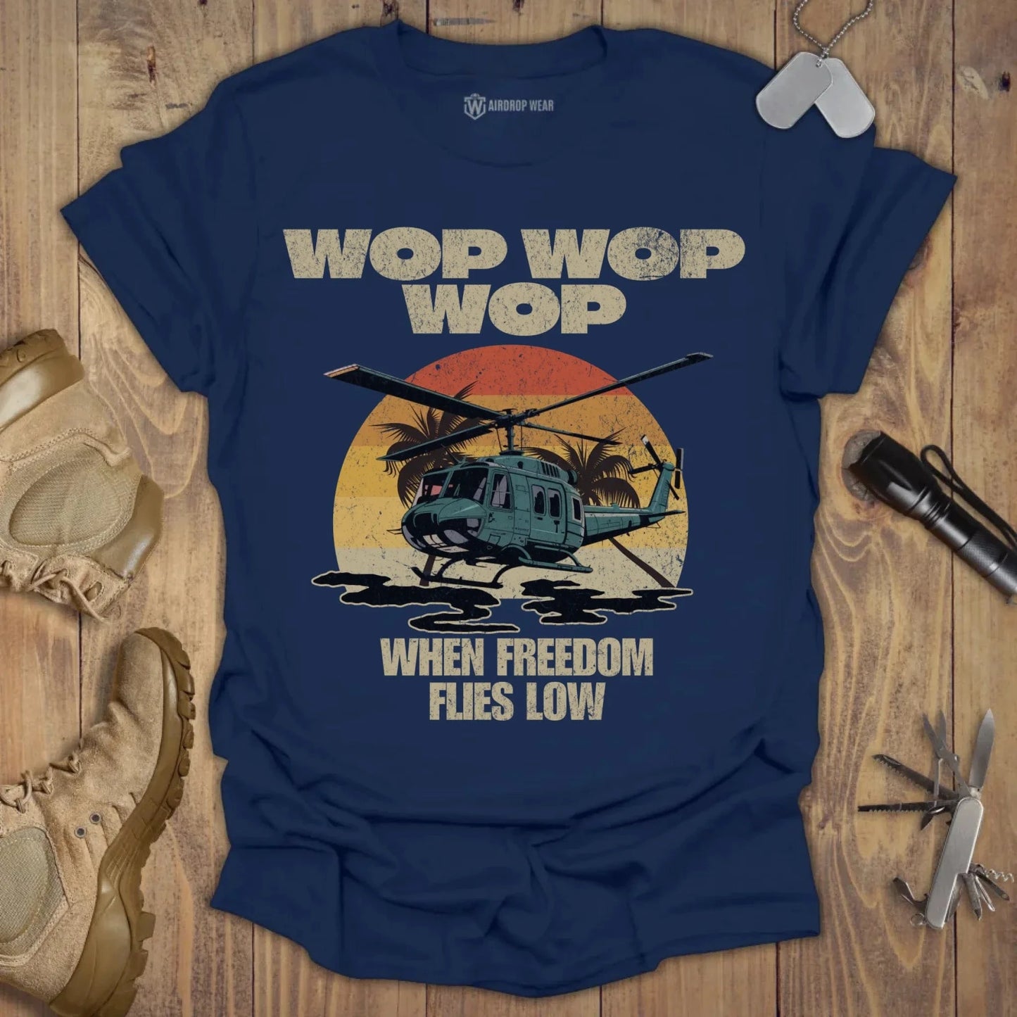 UH-1 Huey T-shirt Navy