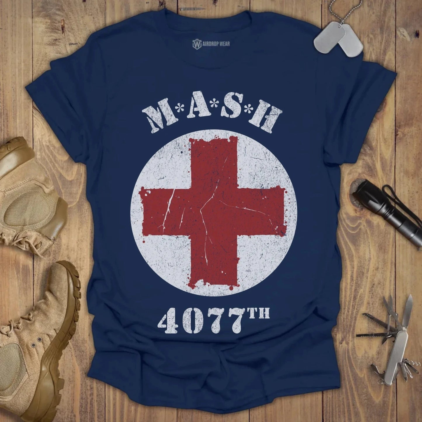 MASH 4077th T-shirt Navy