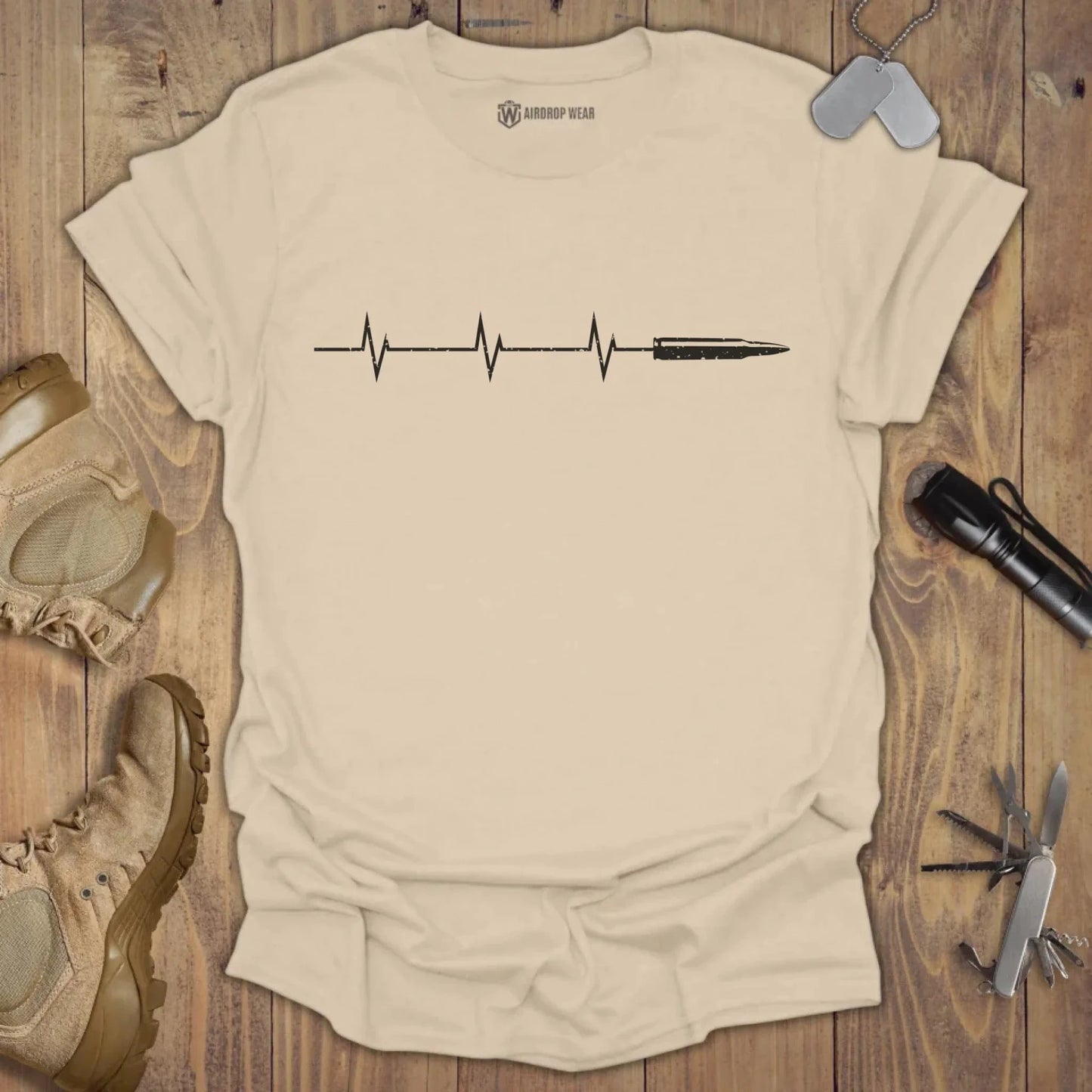 Bullet Pulse T-shirt Sand