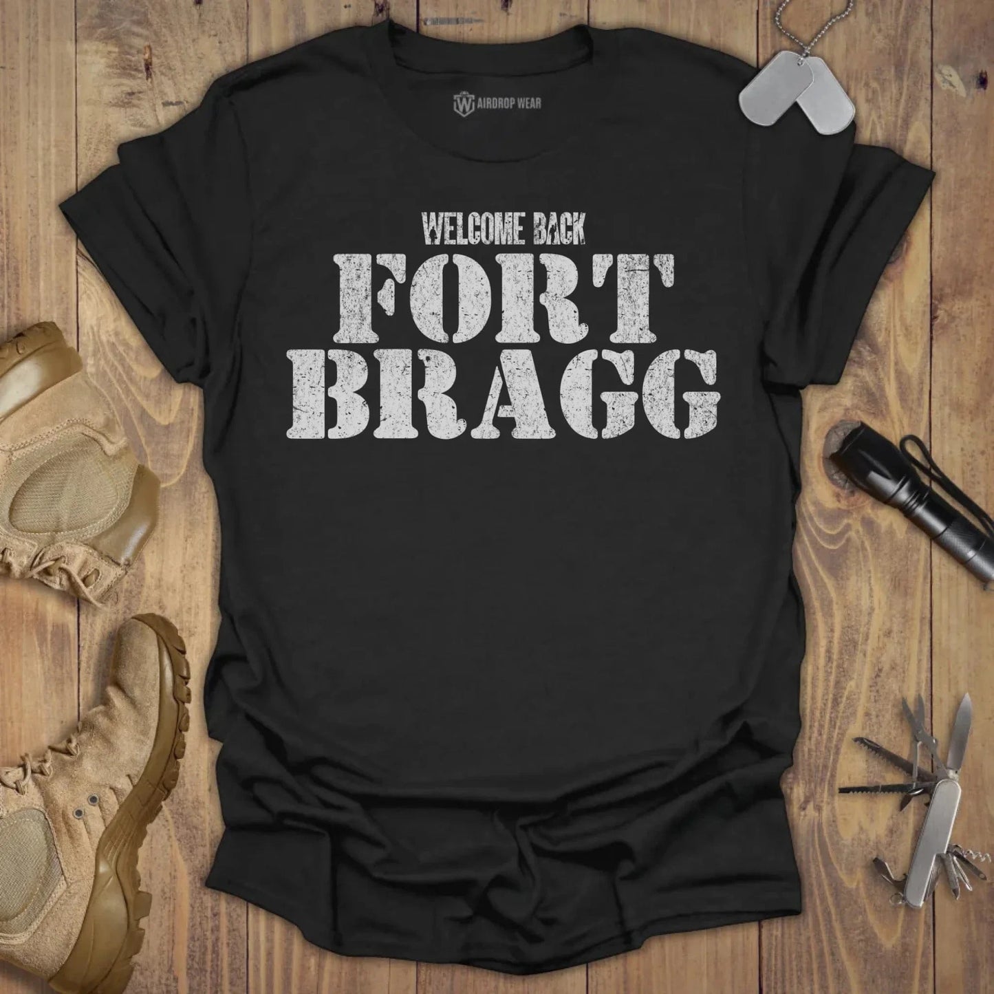 Welcome Back Fort Bragg T-shirt Black