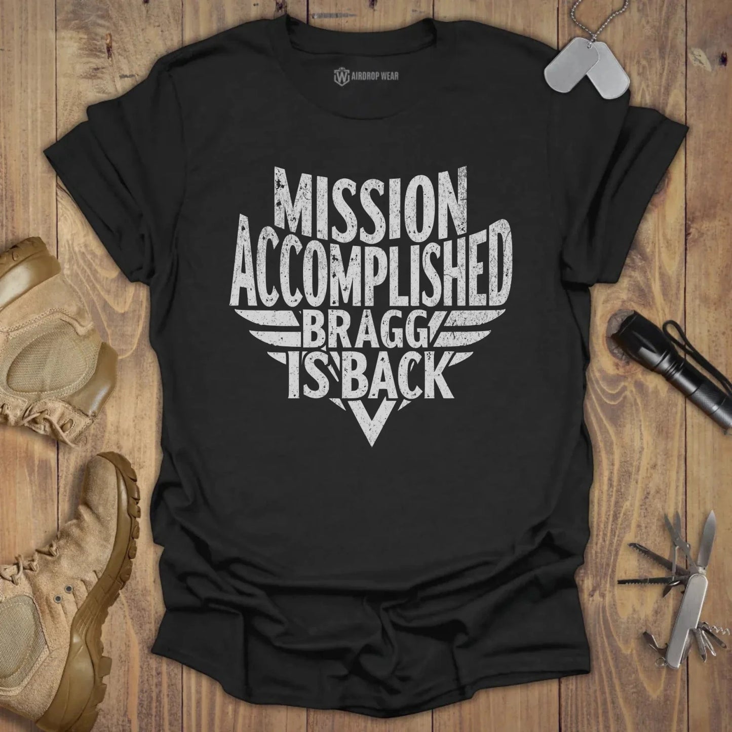 Bragg Is Back T-shirt Black