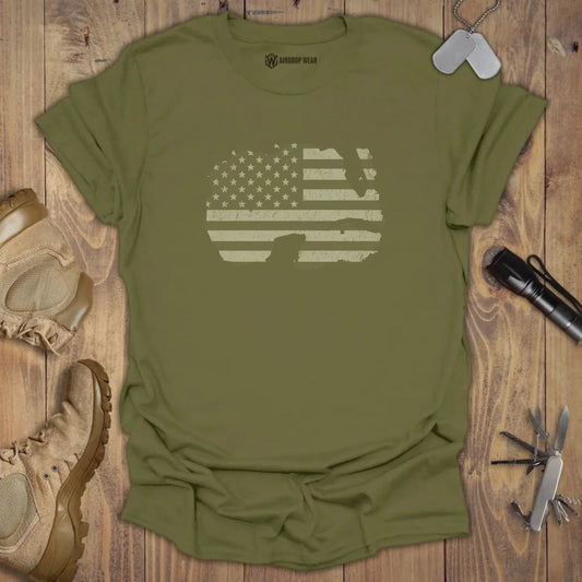 Gulf Of America T-shirt Military Green