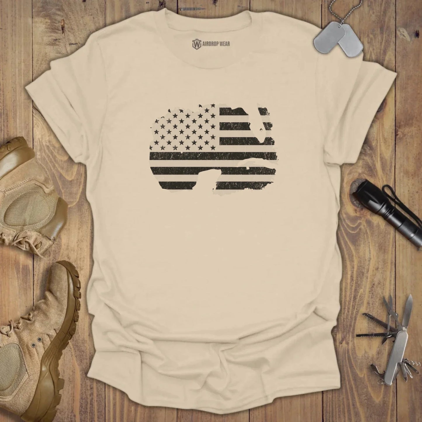 Gulf Of America T-shirt Sand