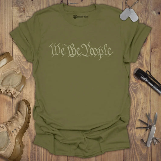 We The People T-shirt Military Green