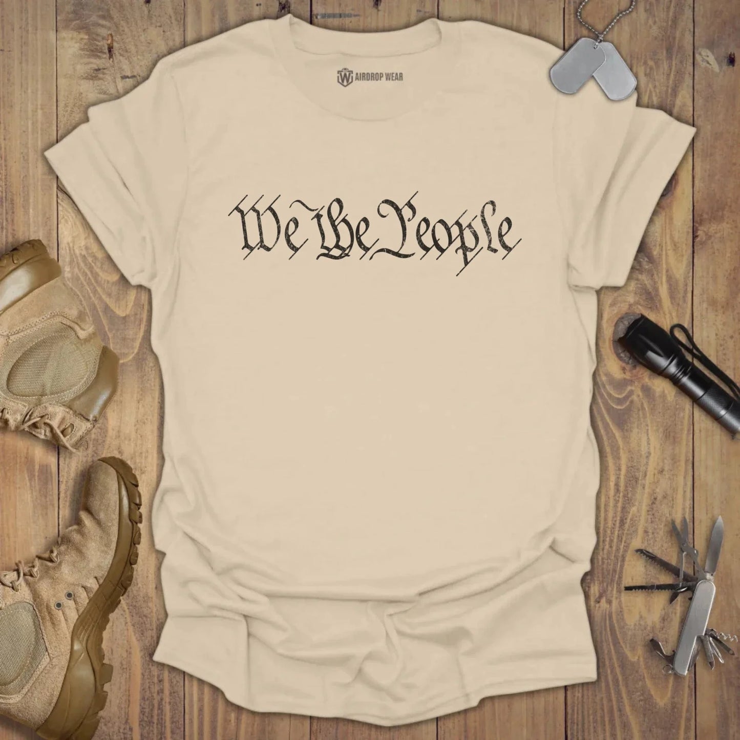 We The People T-shirt Sand