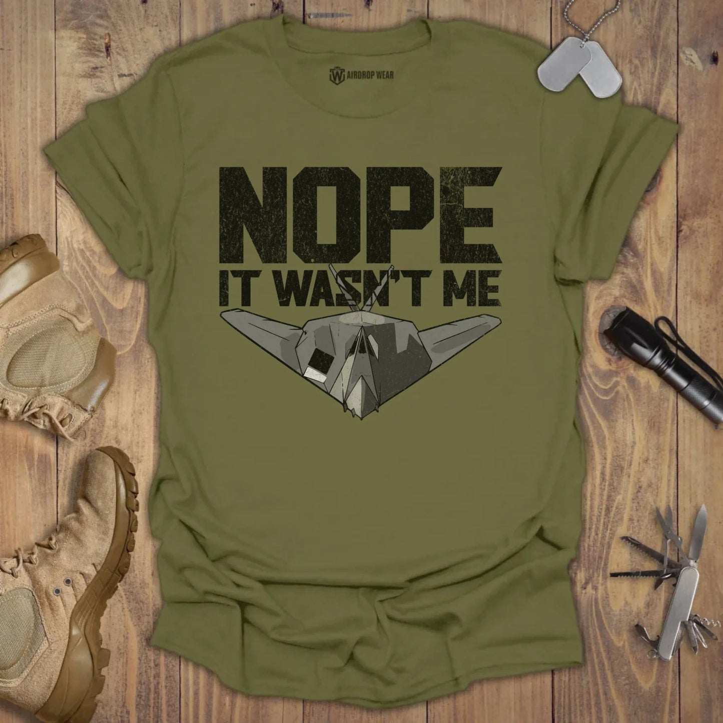 F-117 Nighthawk T-shirt Military Green