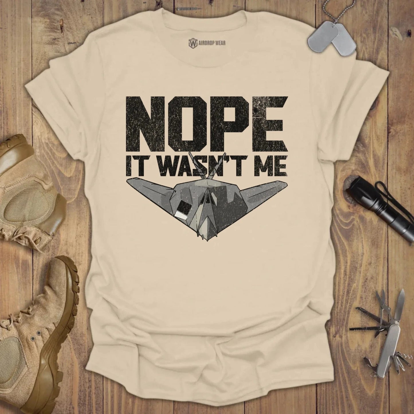 F-117 Nighthawk T-shirt Sand