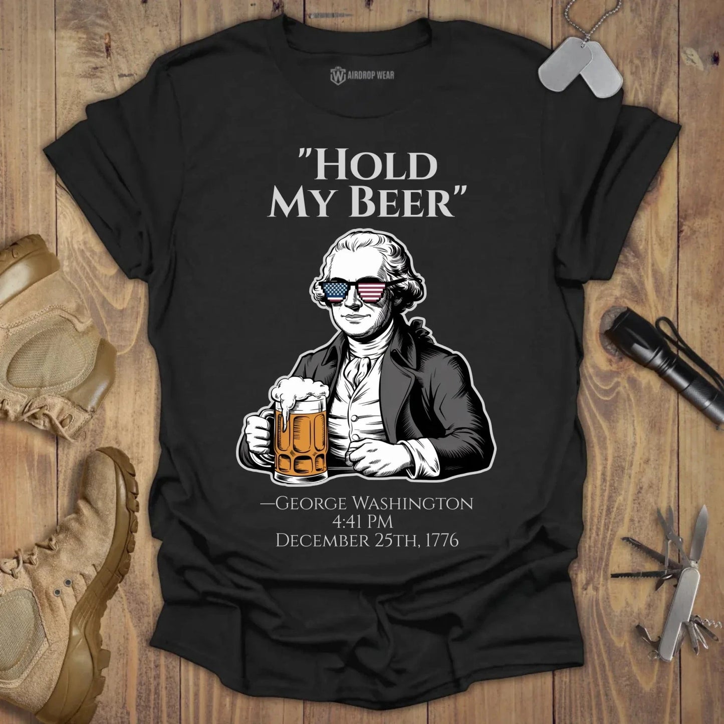 Hold My Beer T-shirt Black