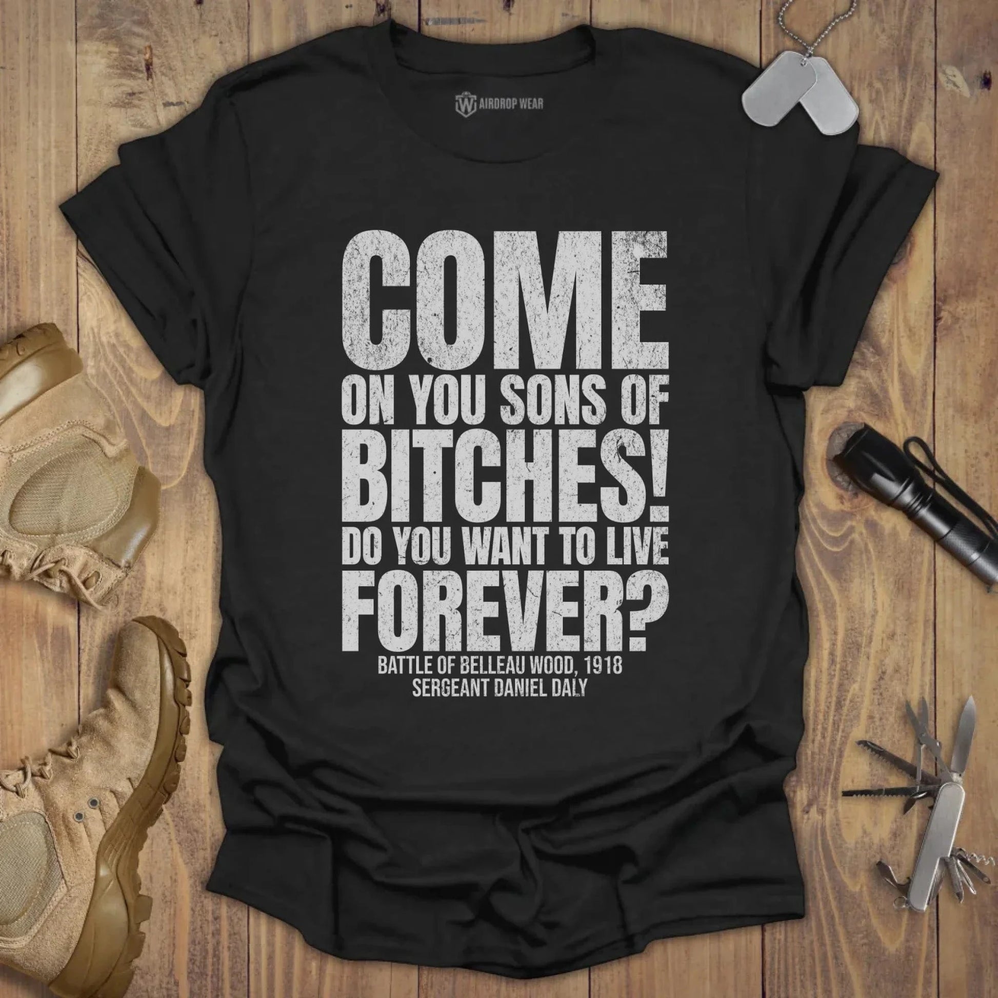 Come On T-shirt Black