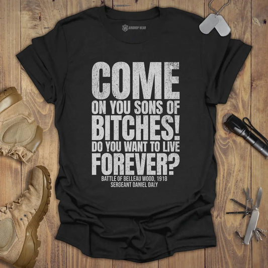 Come On T-shirt Black
