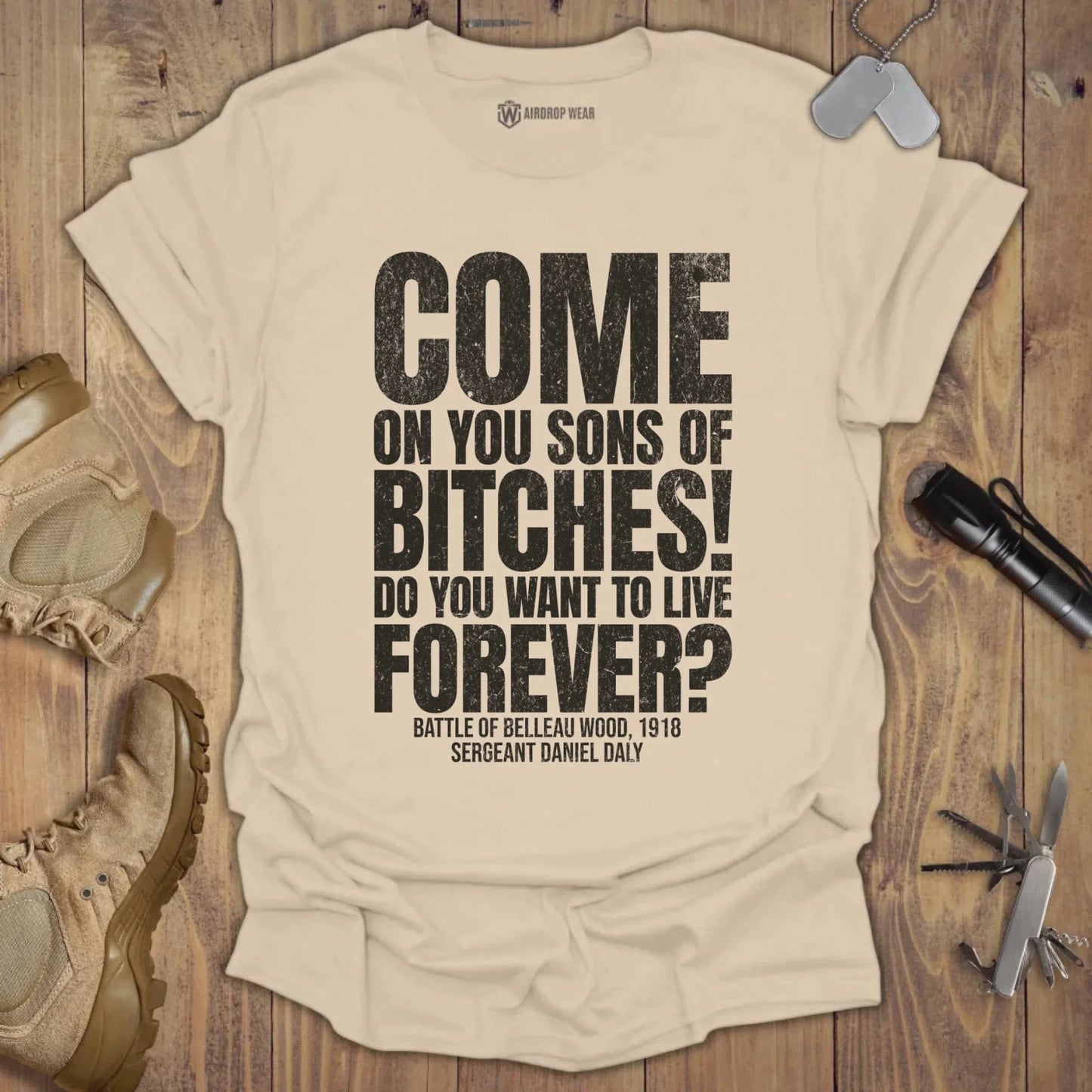 Come On T-shirt Sand