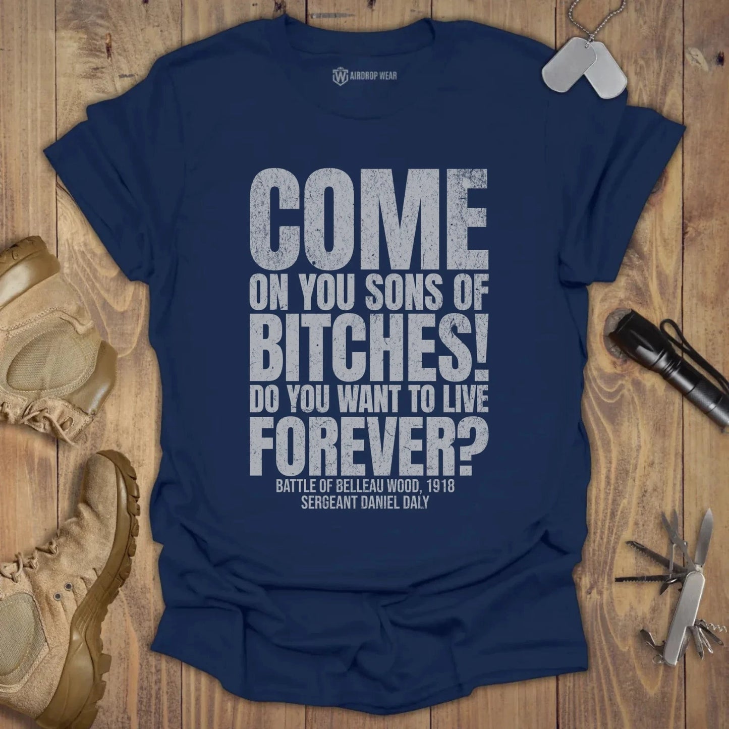 Come On T-shirt Navy
