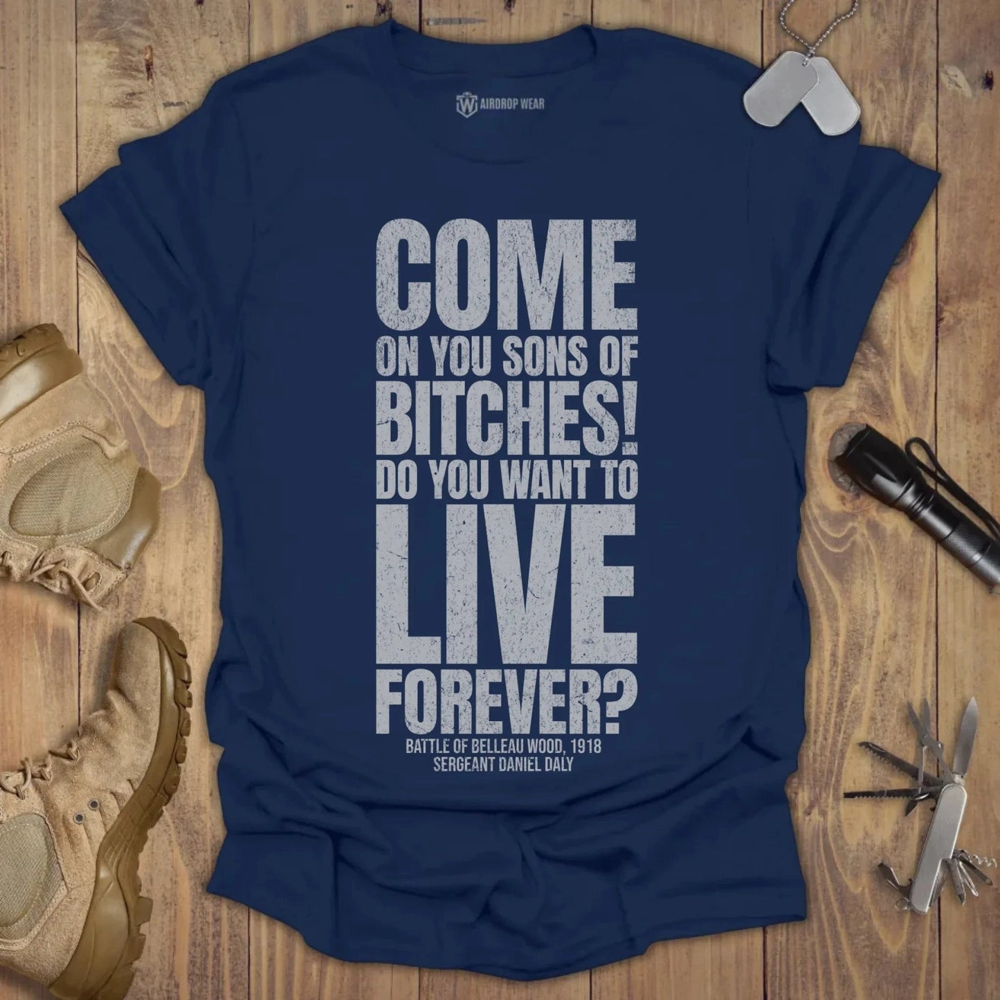 Come On T-shirt Navy