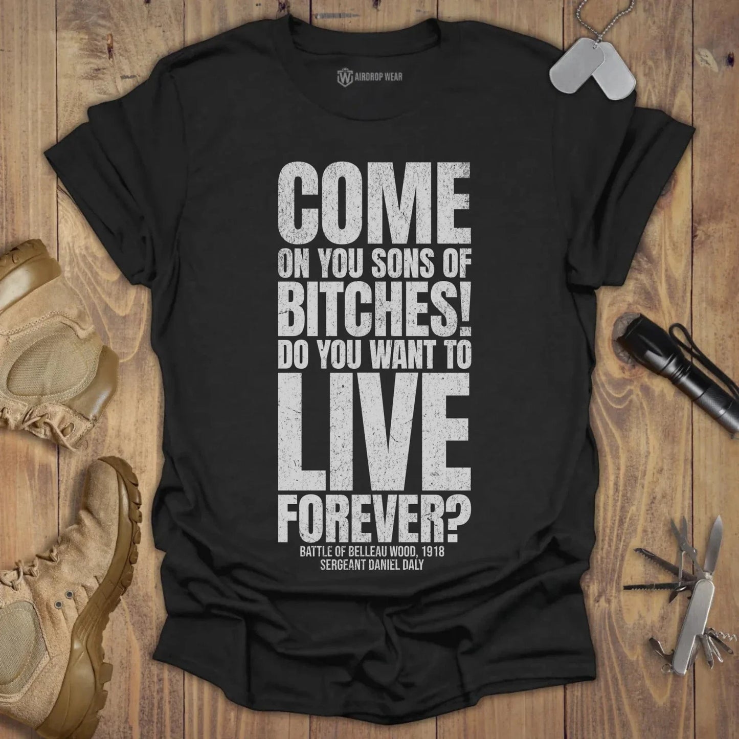 Come On T-shirt Black