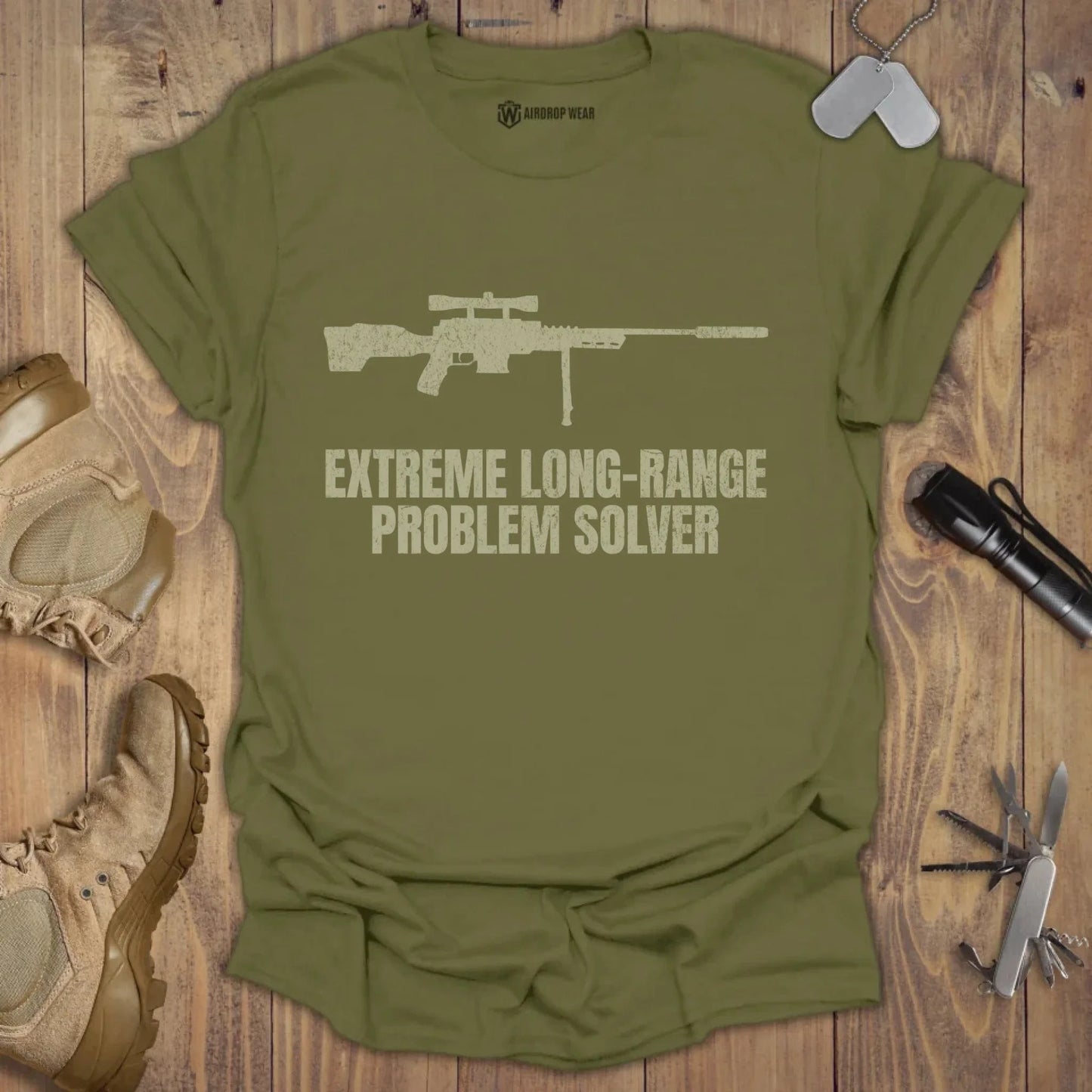 Problem Solver T-shirt Military Green