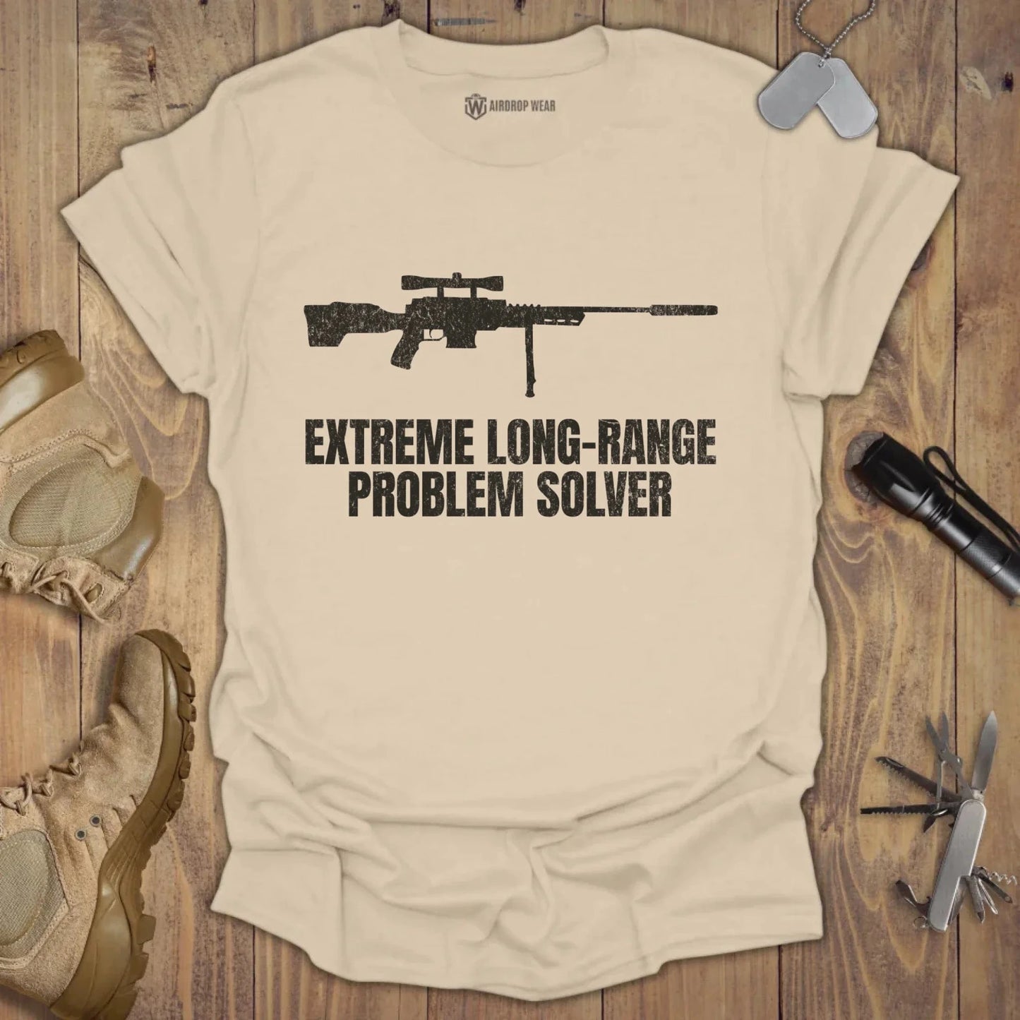 Problem Solver T-shirt Sand