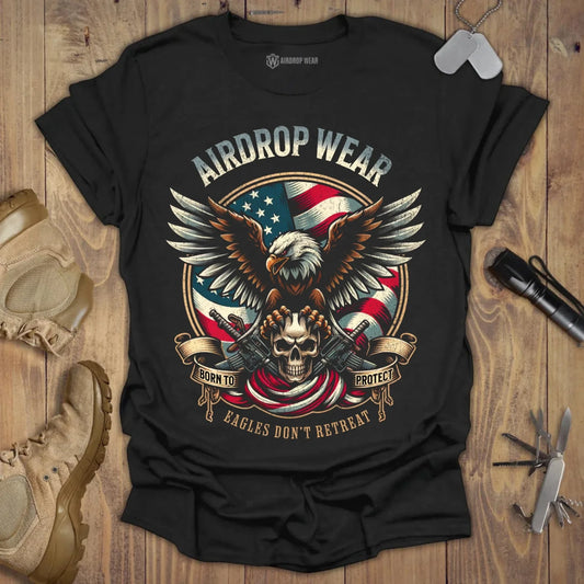 AW Signature Born To Protect T-shirt Black