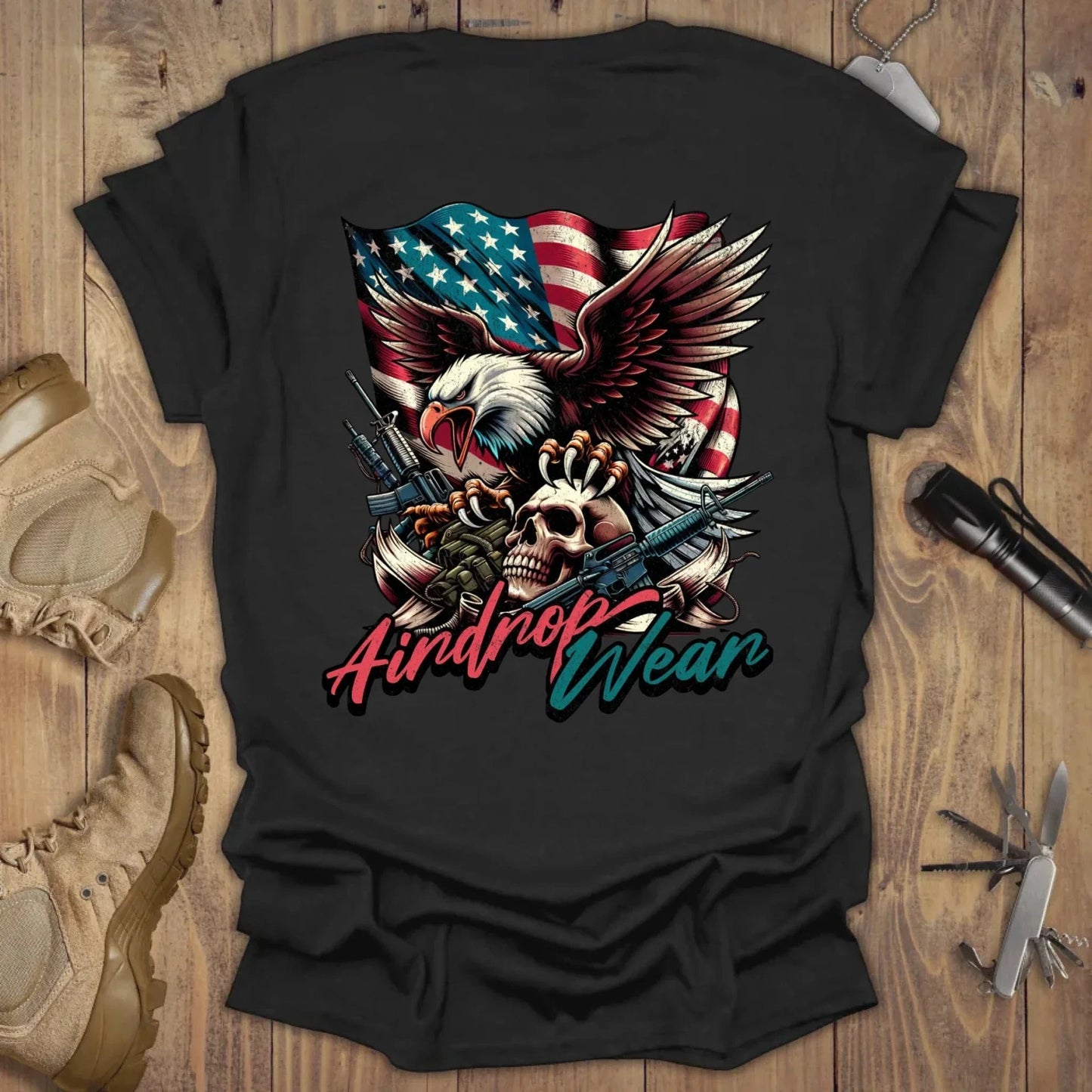 Signature Airdrop Wear T-shirt Black