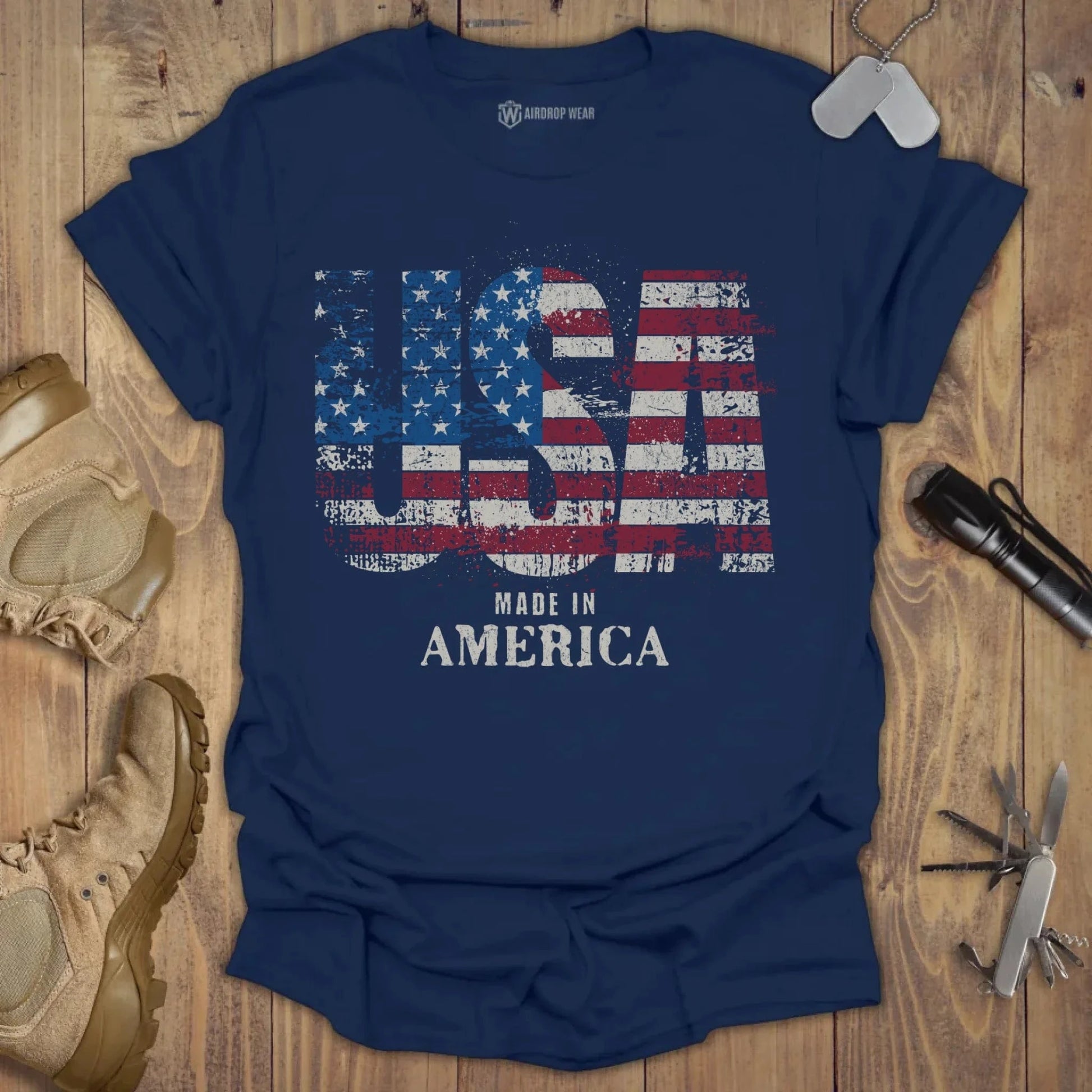 Made In America T-shirt Navy