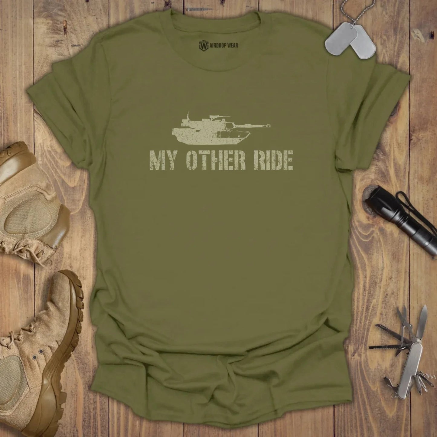 My Other Ride T-shirt Military Green
