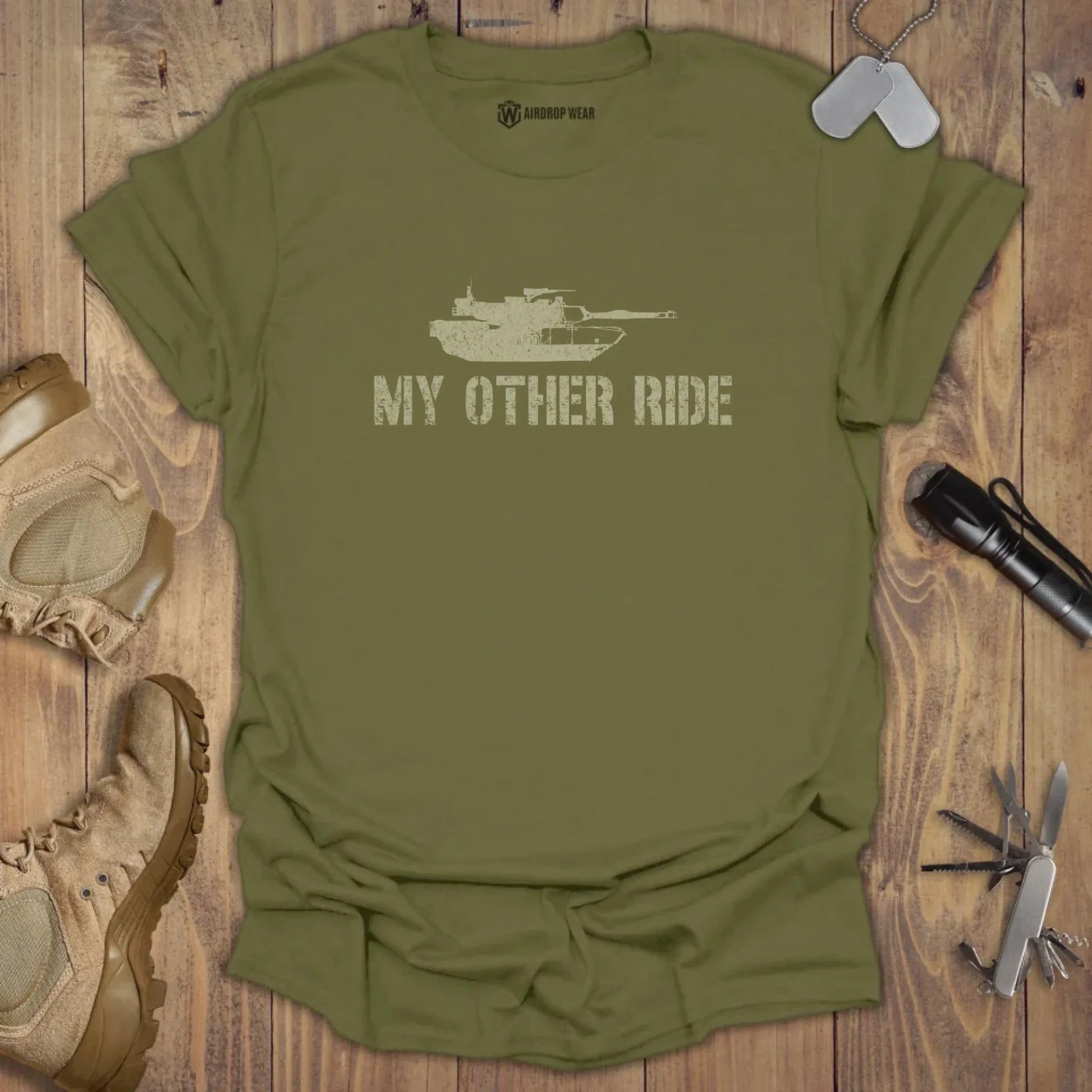 My Other Ride T-shirt Military Green