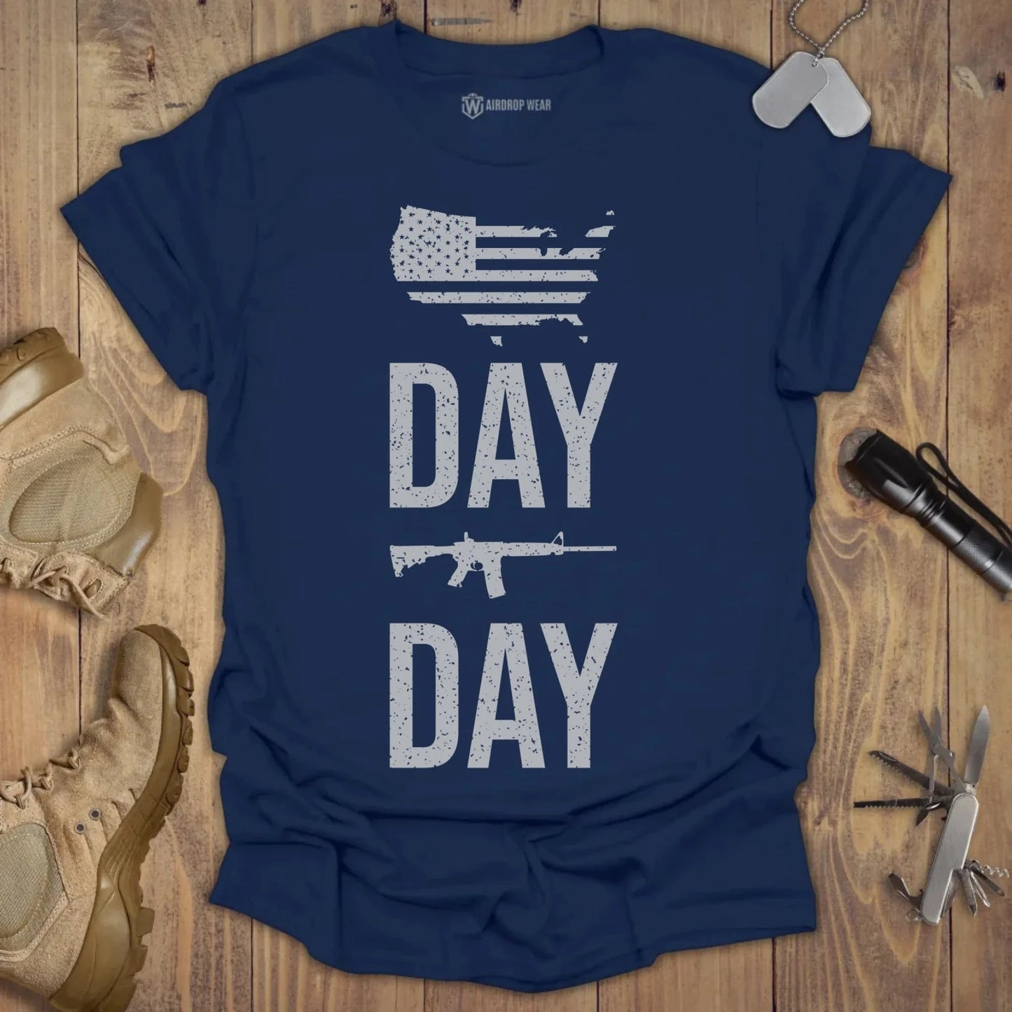 Sunday Gunday T-shirt Navy