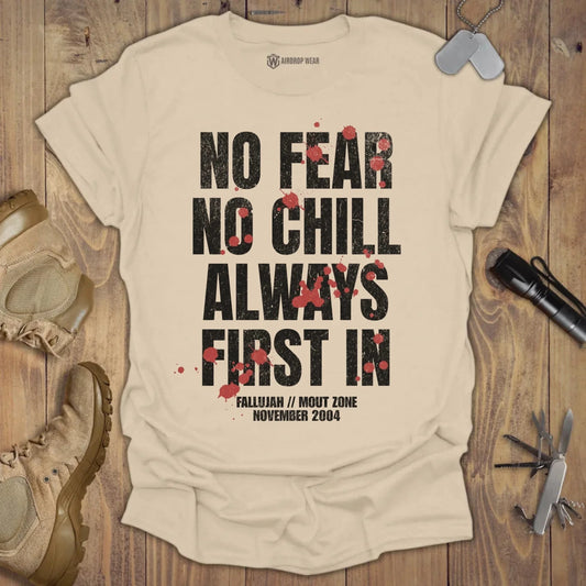No Fear No Chill T-shirt Sand