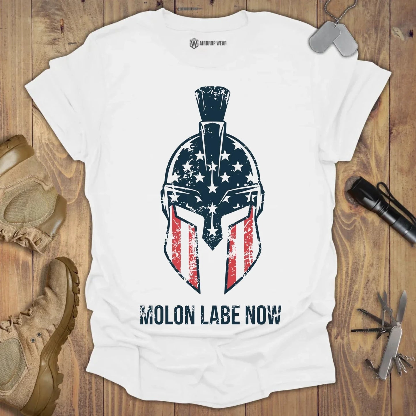 Sparta Molon Labe T-shirt White