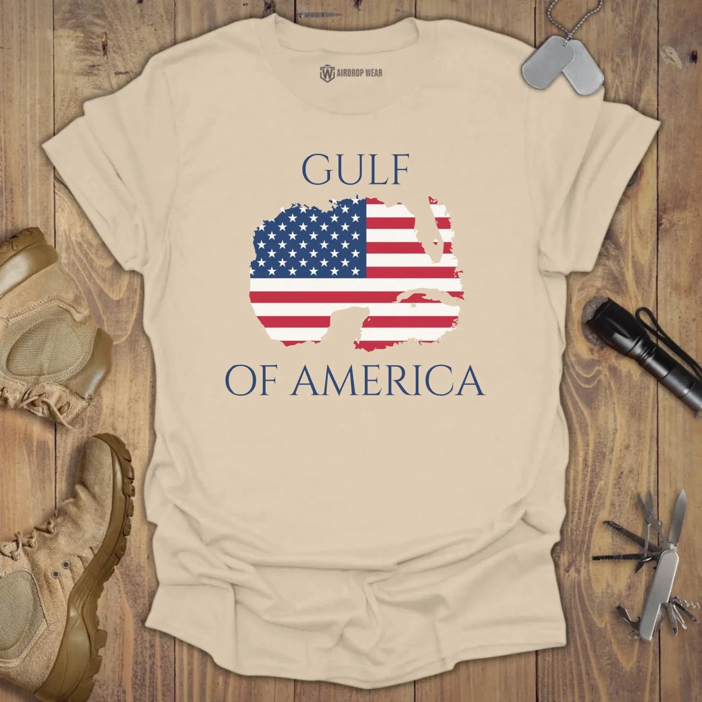 Gulf Of America T-shirt Sand