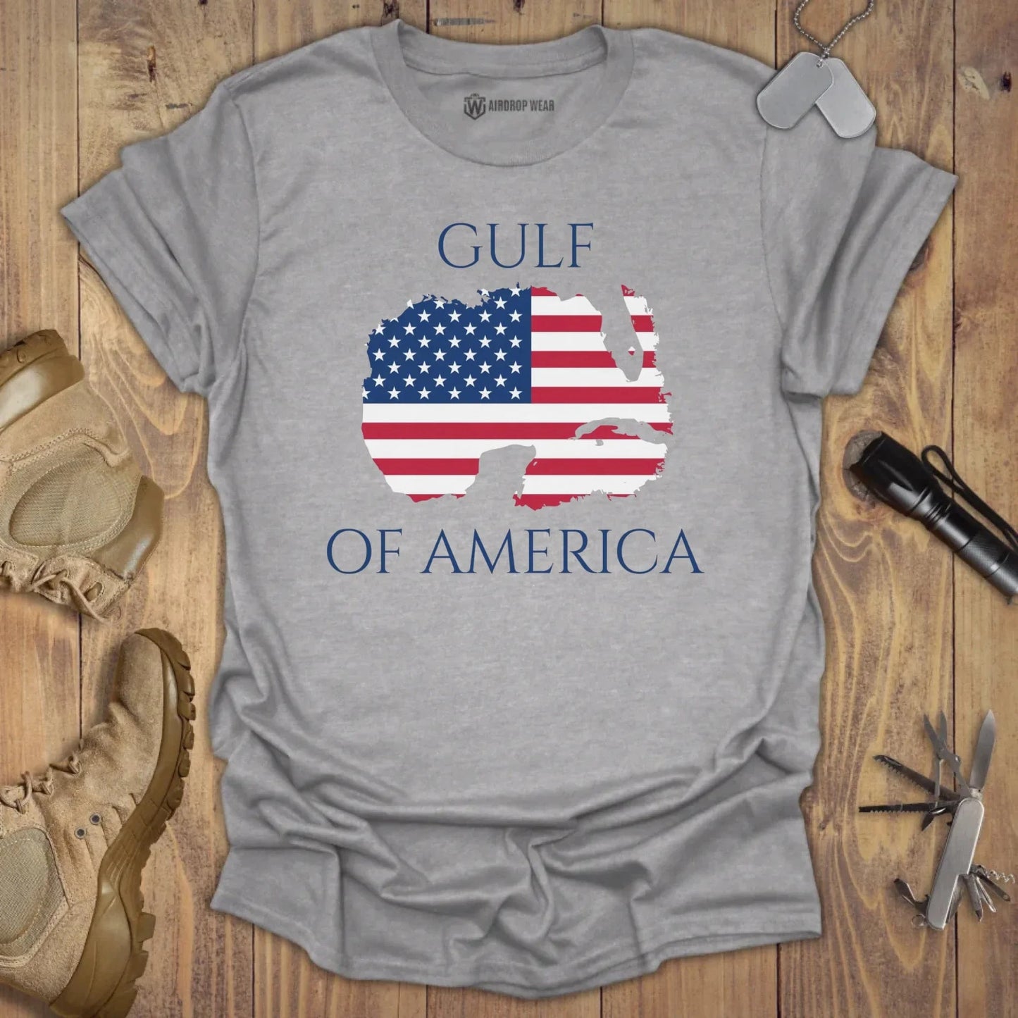 Gulf Of America T-shirt Sport Grey