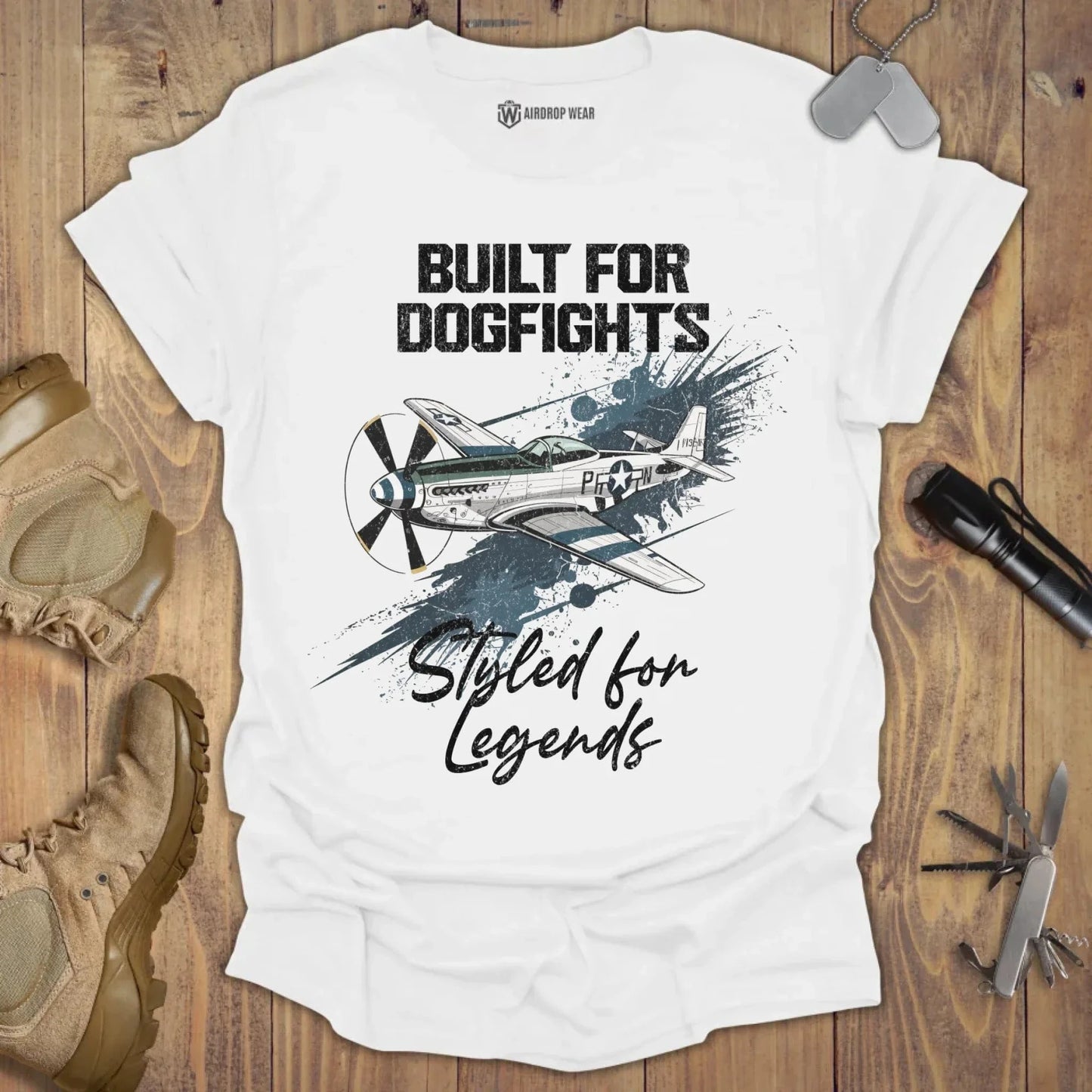 P-51 Mustang T-shirt White