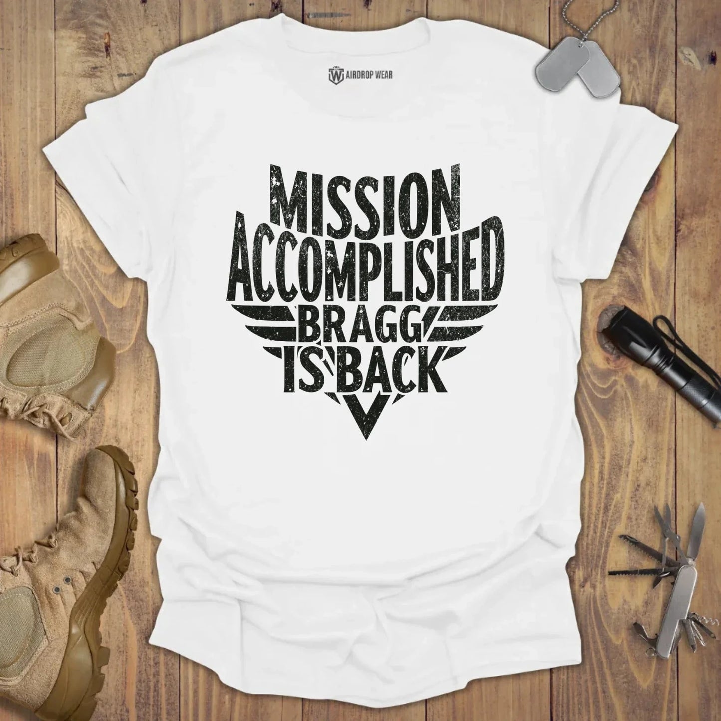 Bragg Is Back T-shirt White