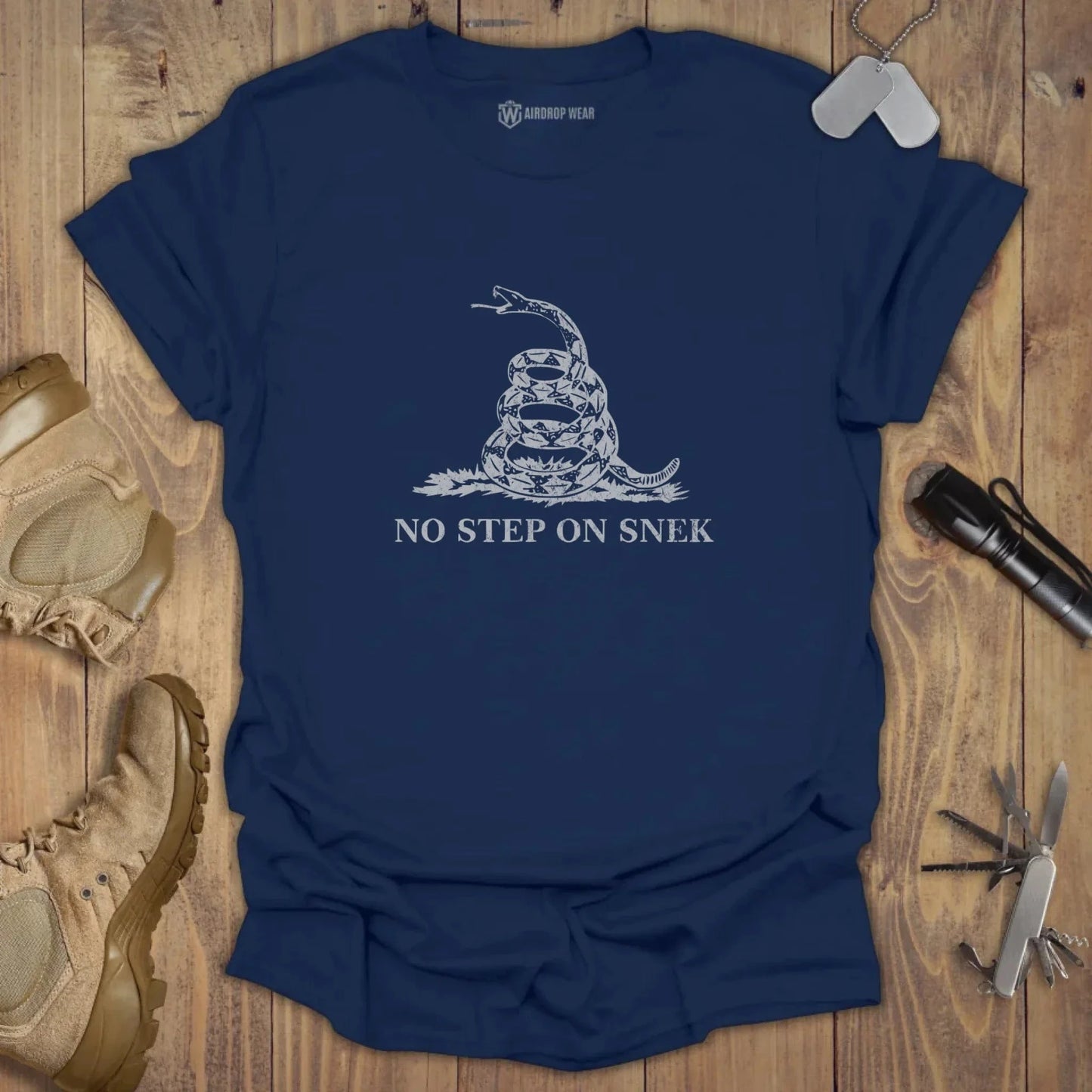 No Step On Snek T-shirt Navy