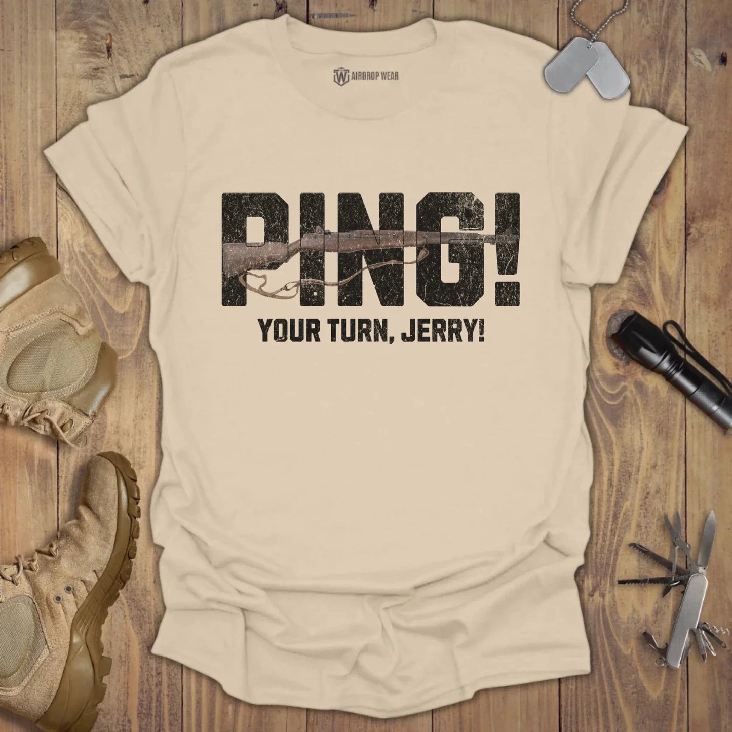 PING! T-shirt Sand
