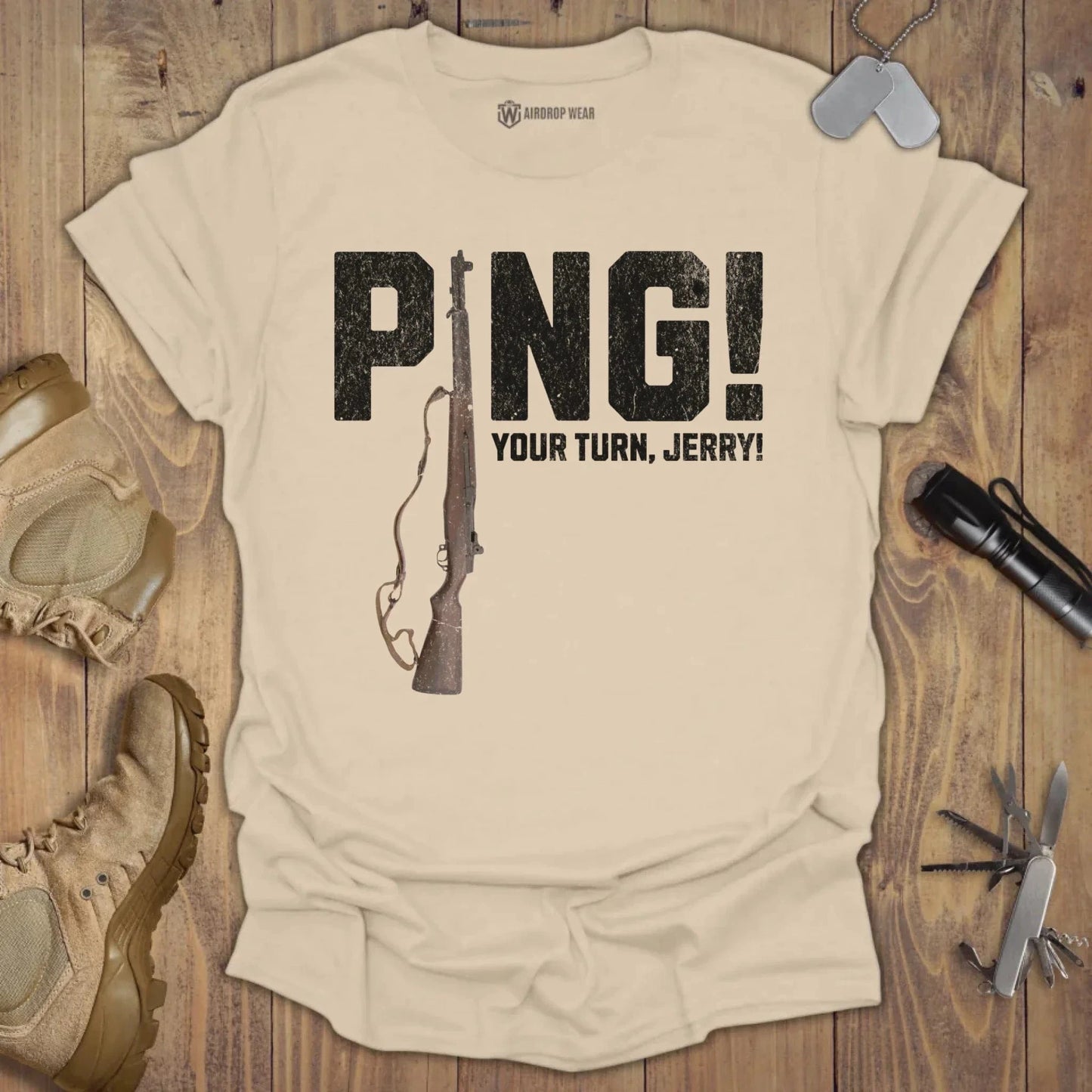 PING! T-shirt Sand