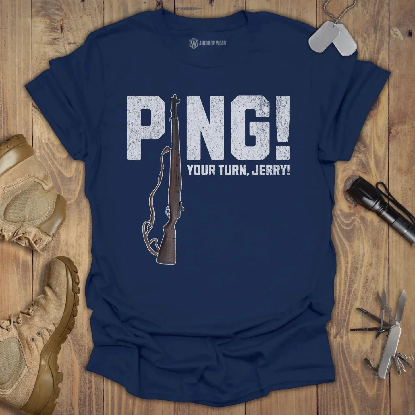 PING! T-shirt Navy