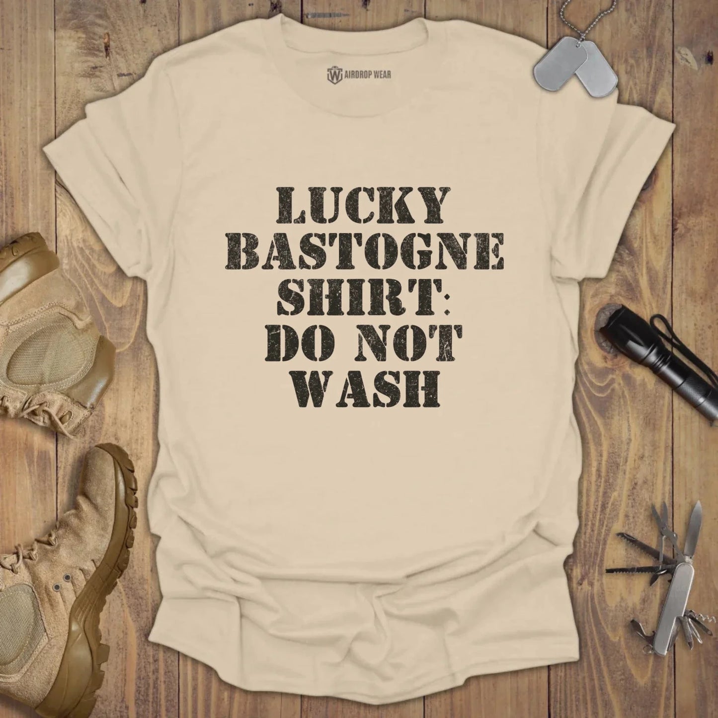 Lucky Bastogne T-shirt Sand