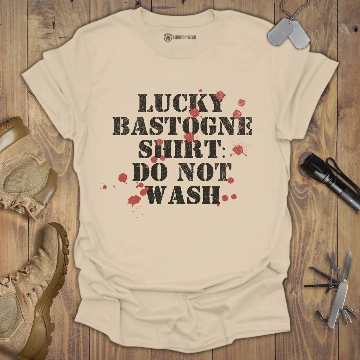 Lucky Bastogne T-shirt Sand