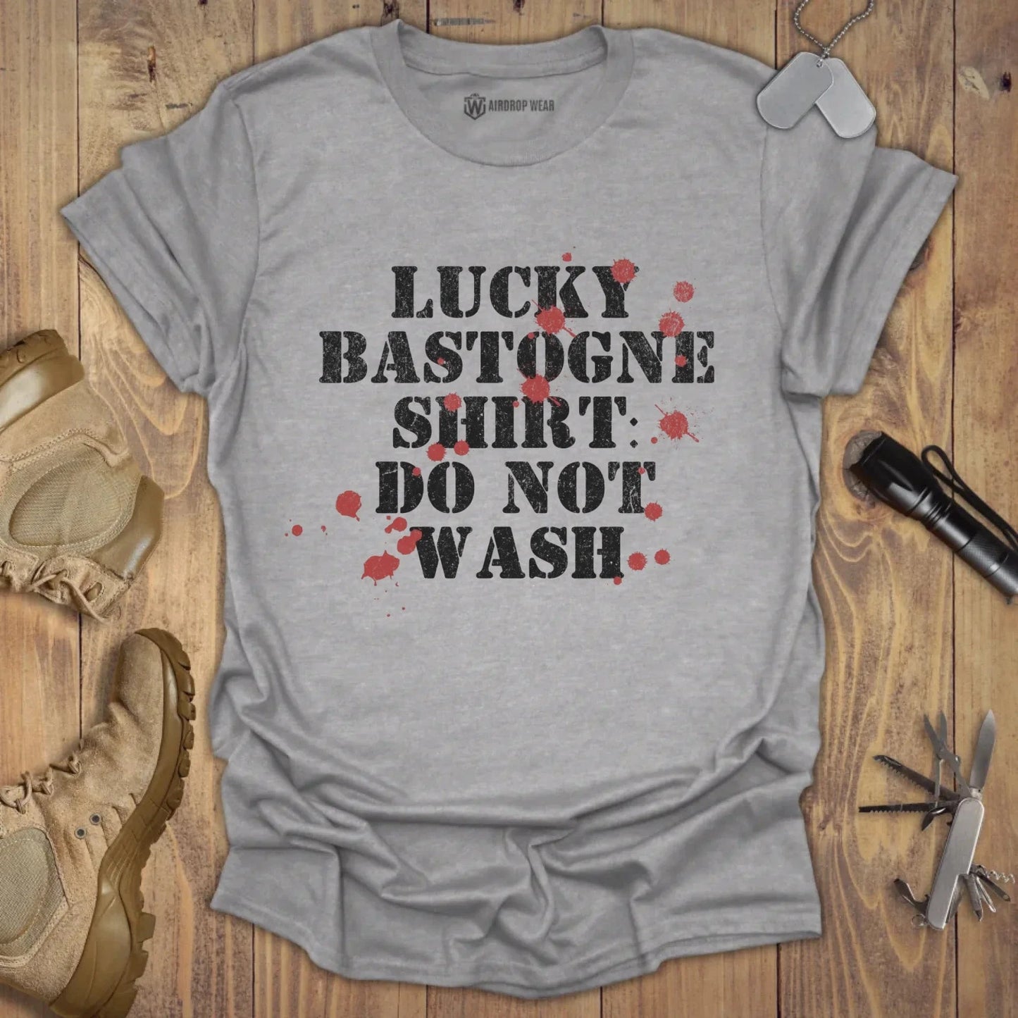 Lucky Bastogne T-shirt Sport Grey