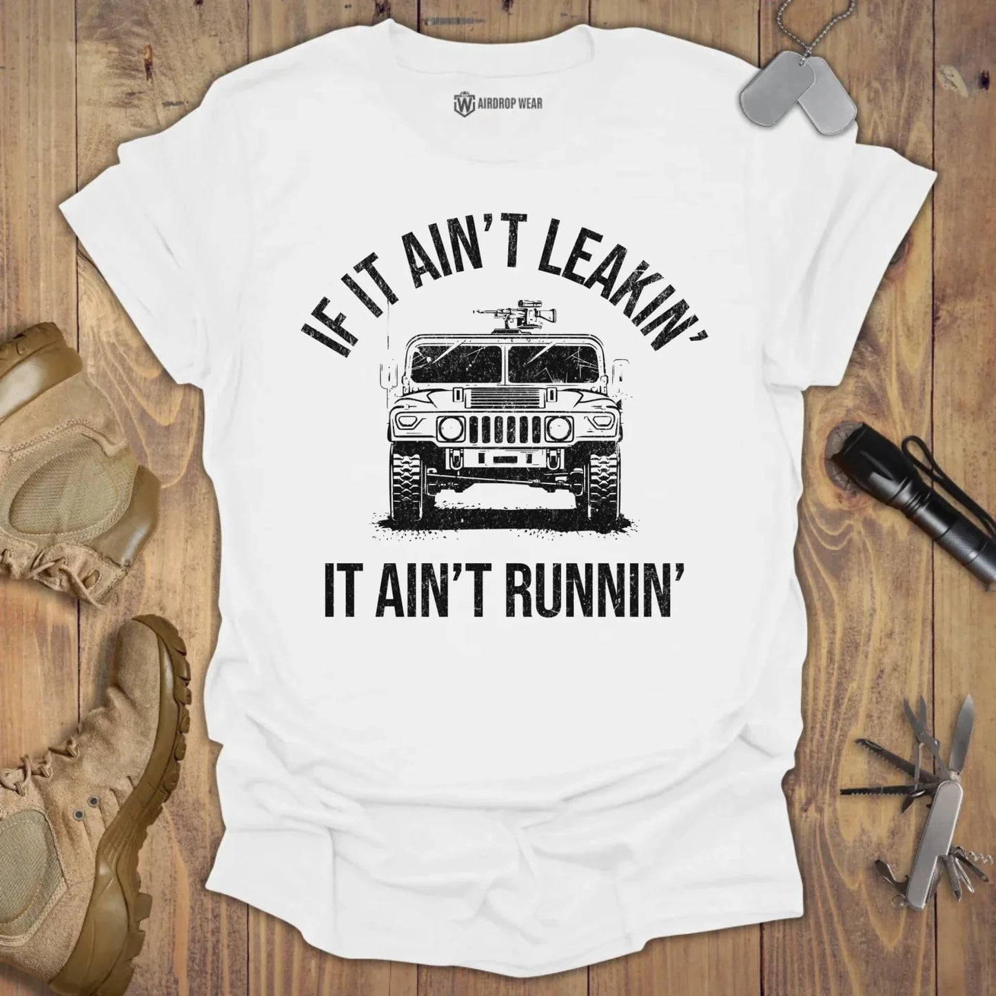 Humvee T-shirt White