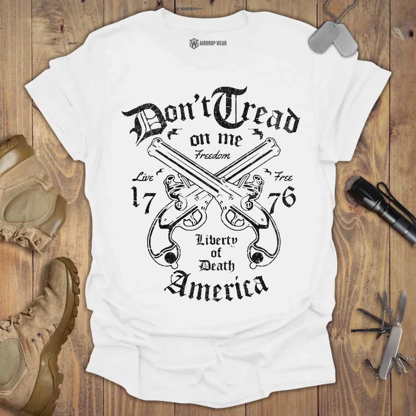 Don't Tread On Me T-shirt White