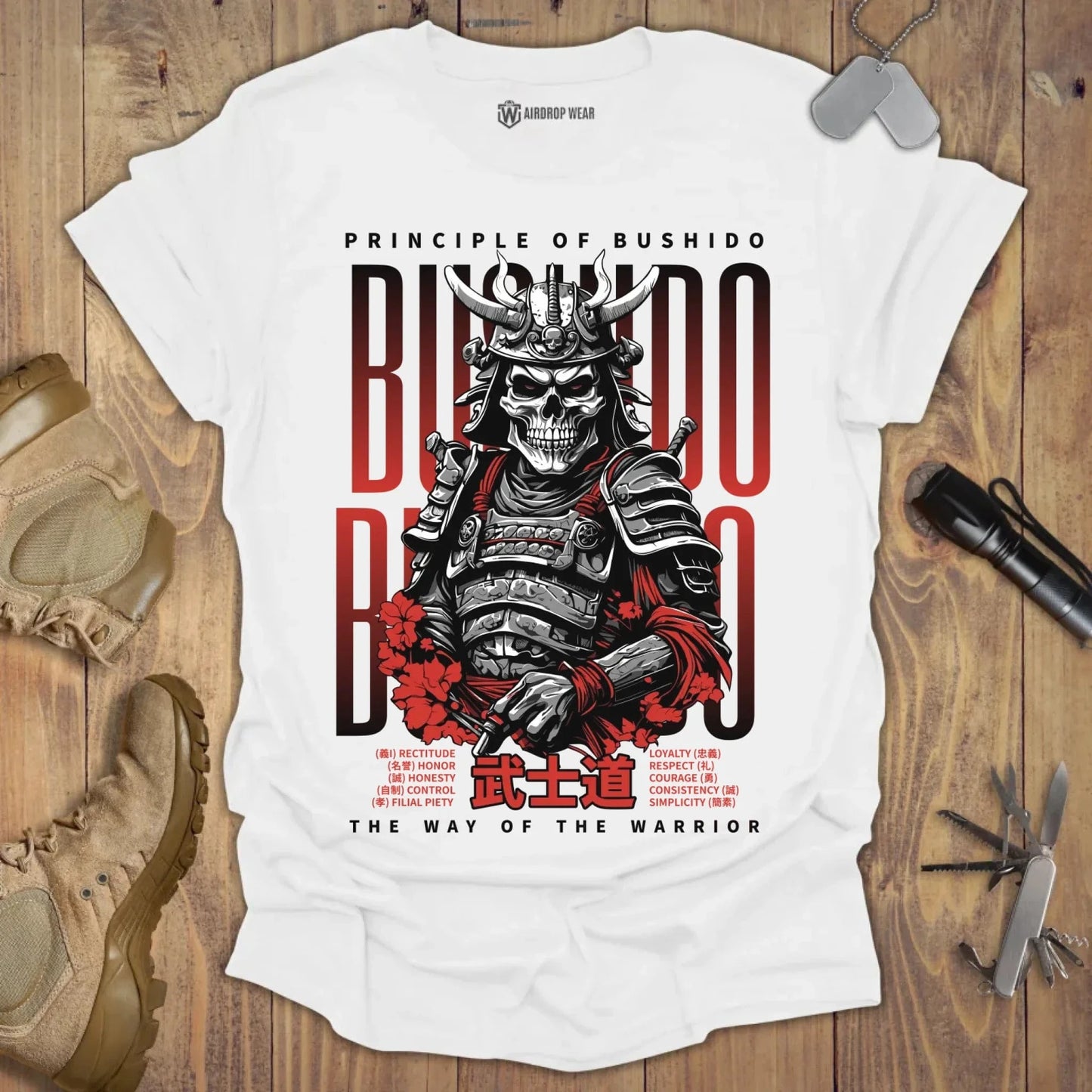 Bushido Principle T-shirt White