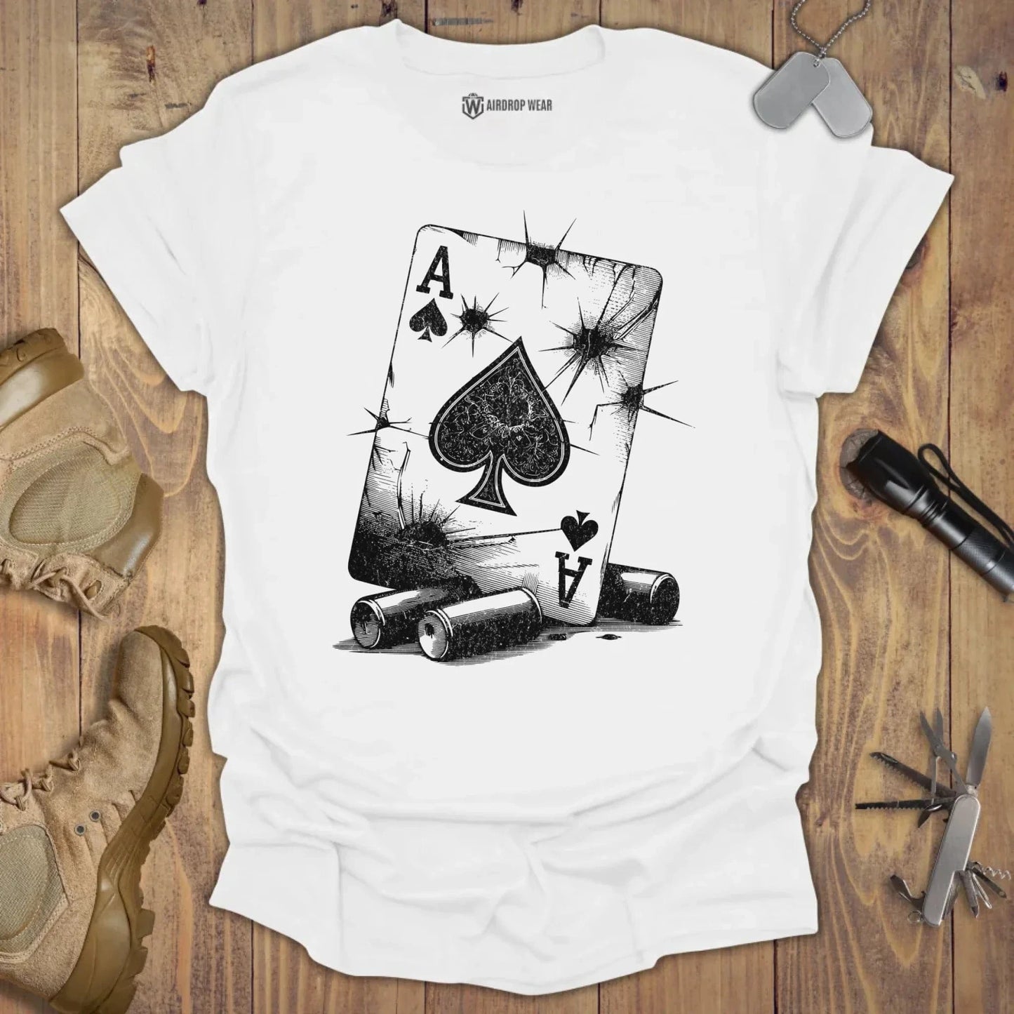 Ace Of Spades T-shirt White