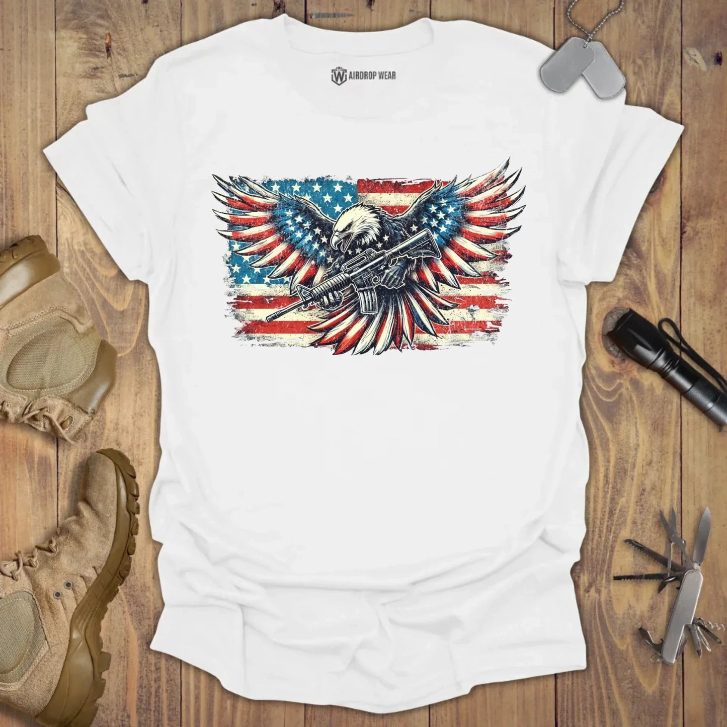 America T-shirt White