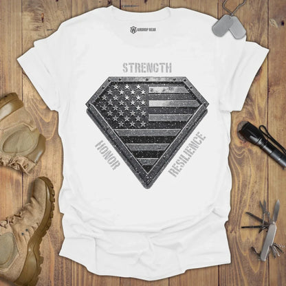 American Shield T-shirt White