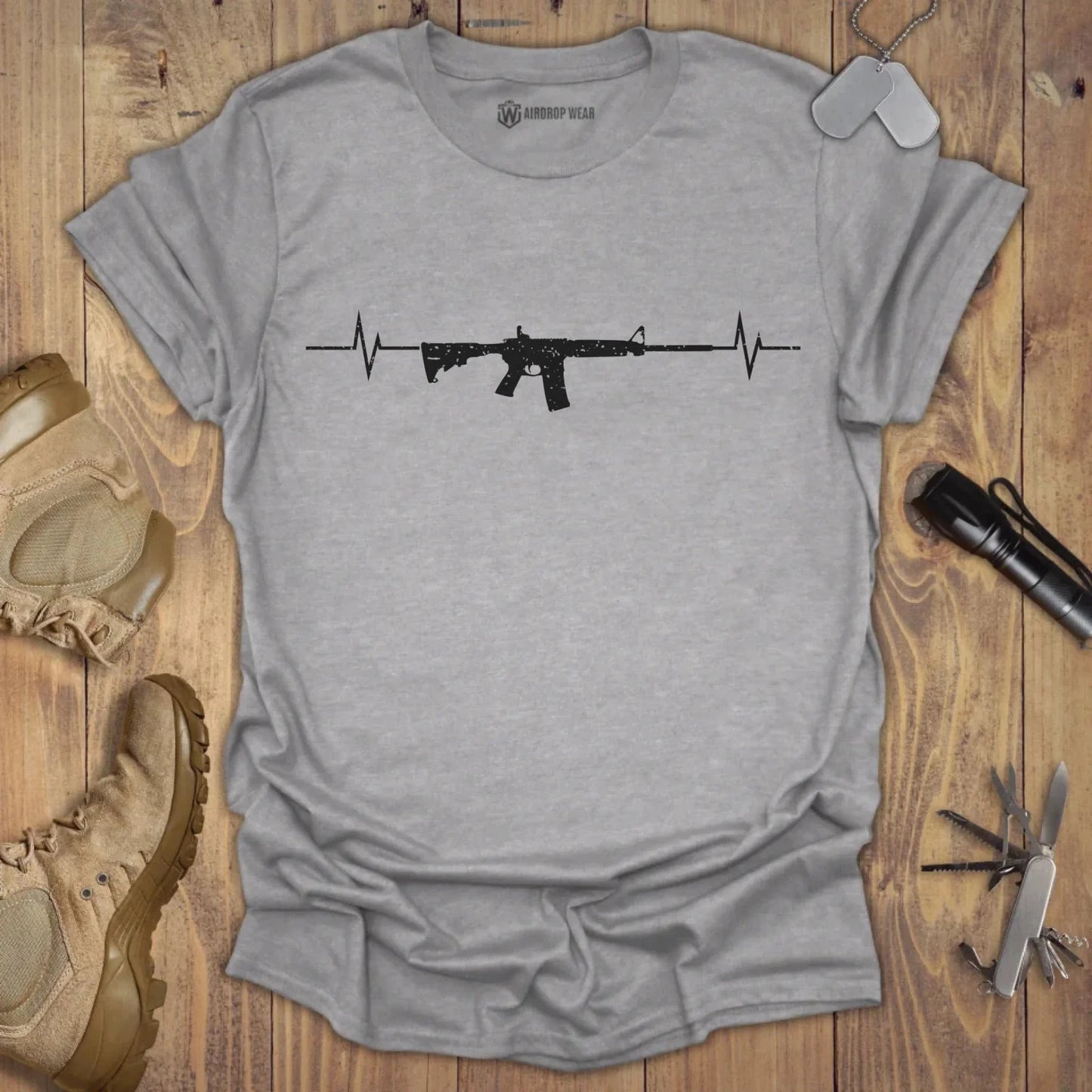 AR-15 Pulse T-shirt Sport Grey