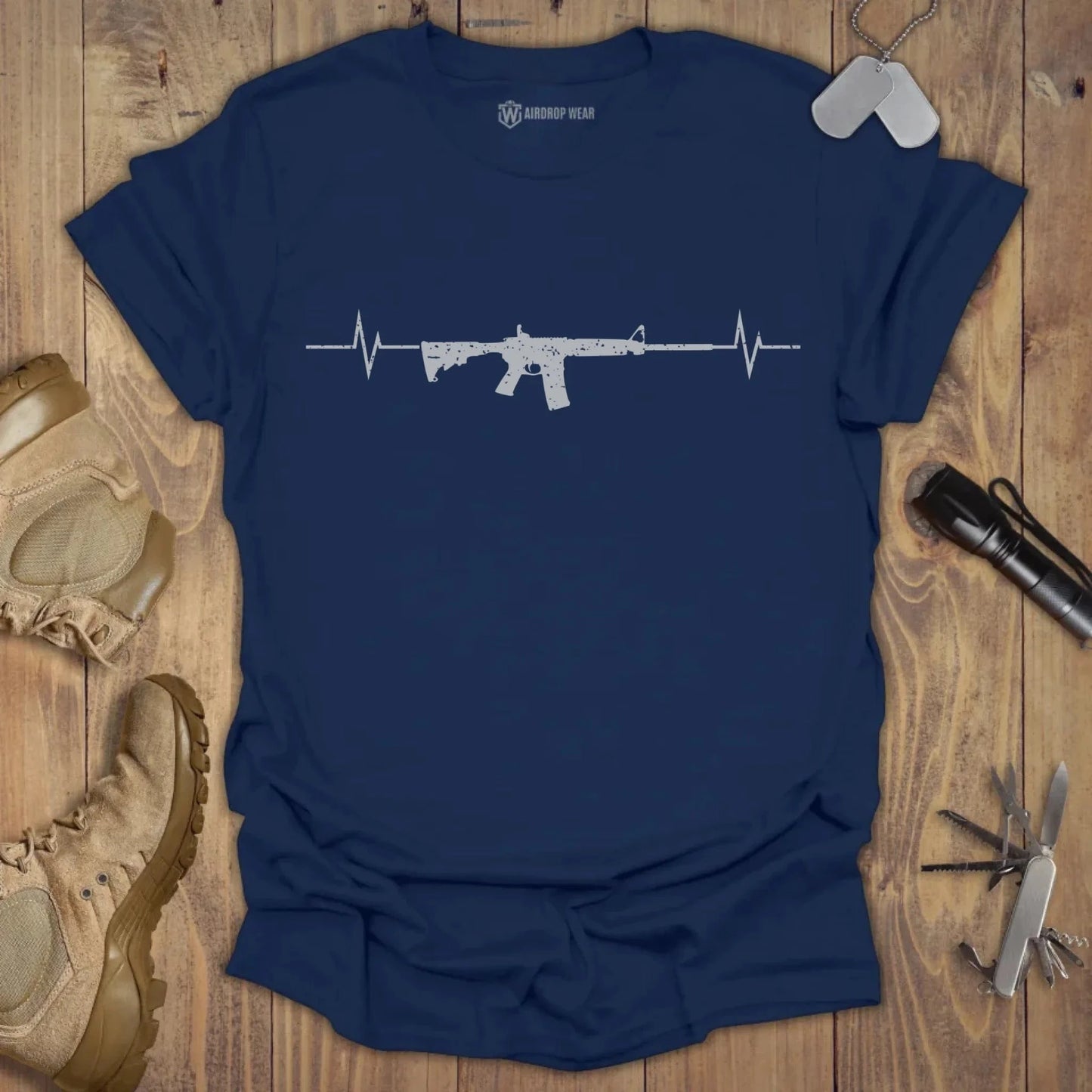 AR-15 Pulse T-shirt Navy